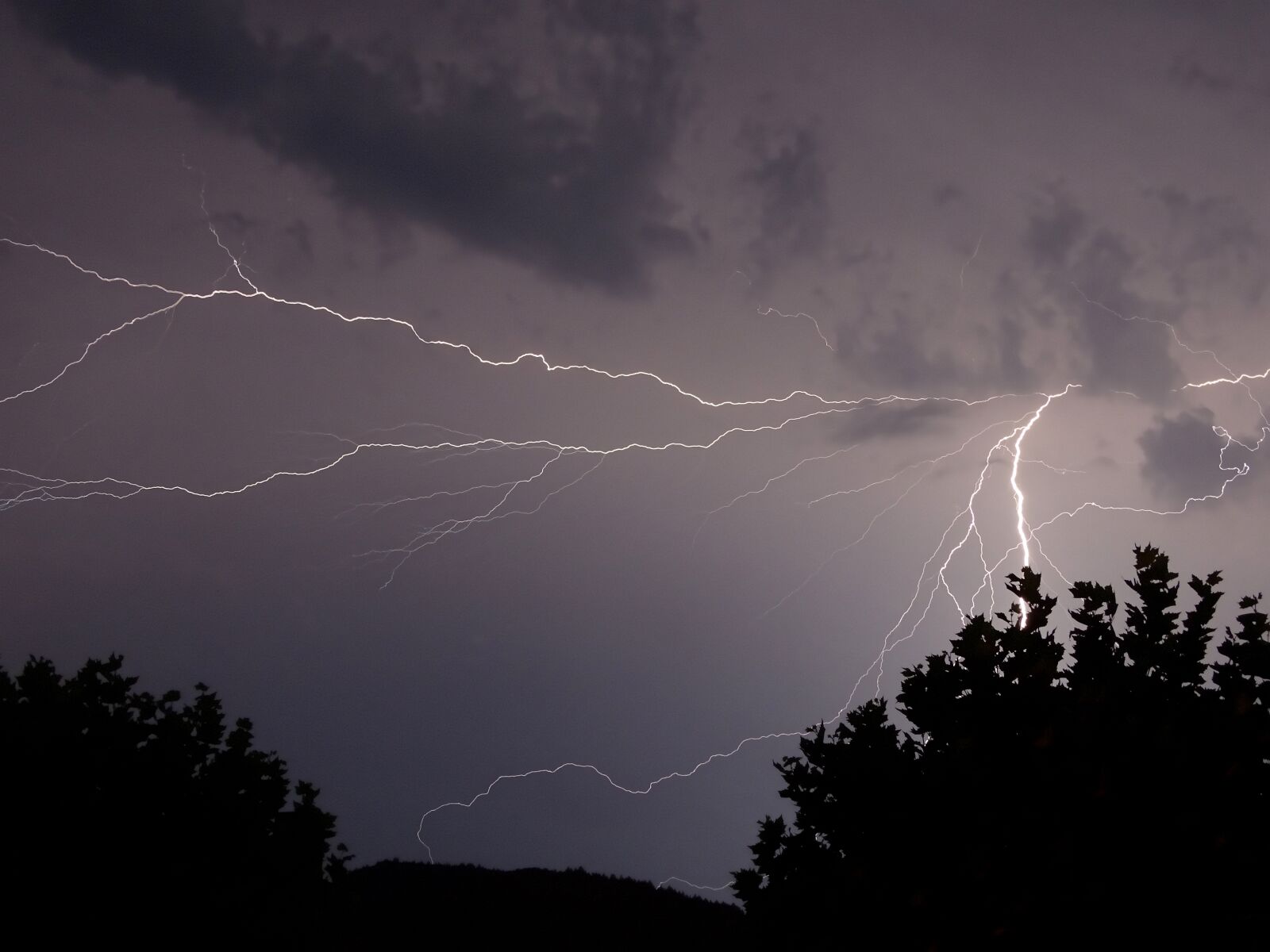 Sony Cyber-shot DSC-HX400V sample photo. Flash, summer thunderstorm, thunder photography