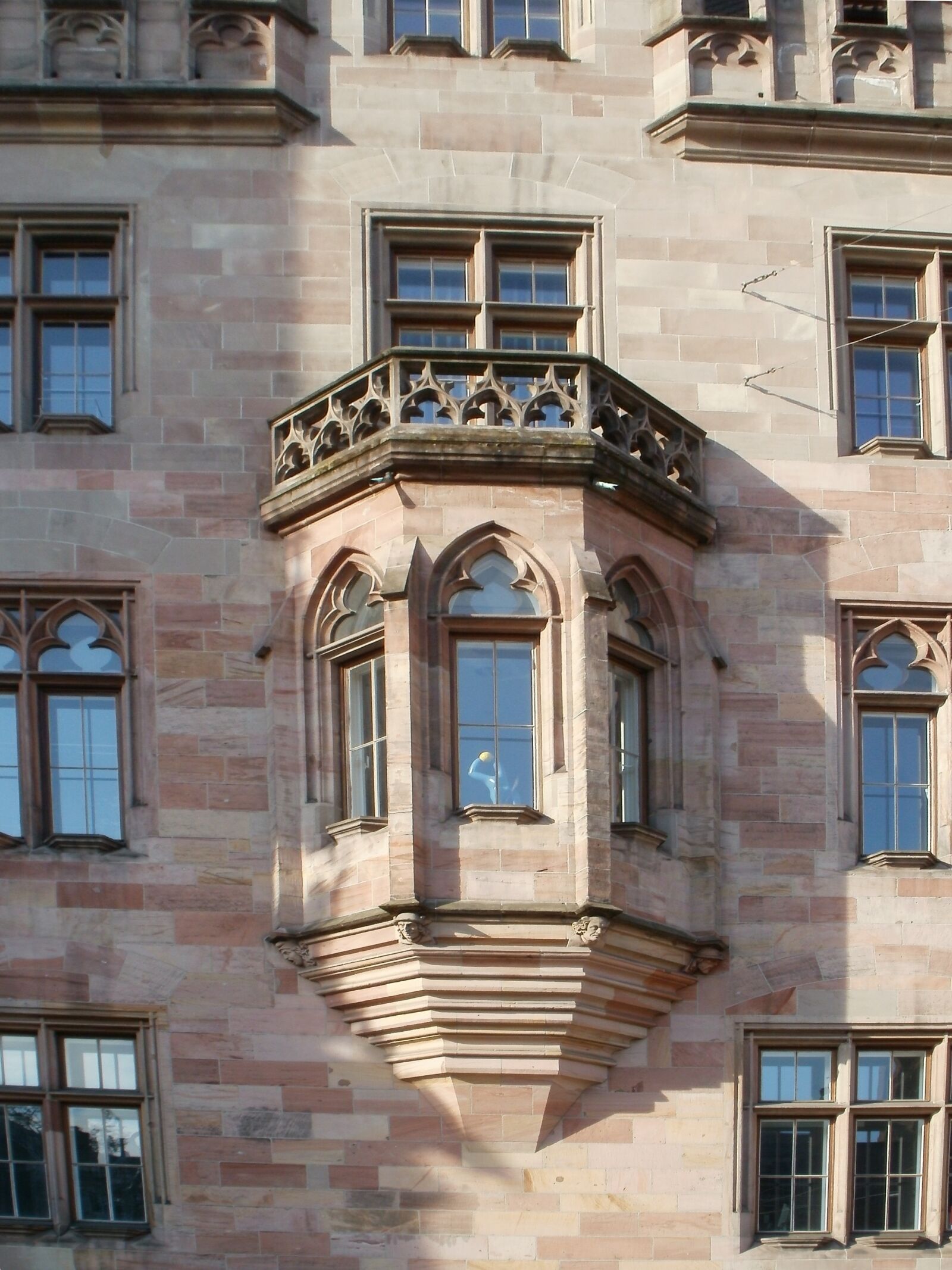 Olympus FE47,X43 sample photo. Town hall, building, saarbrucken photography