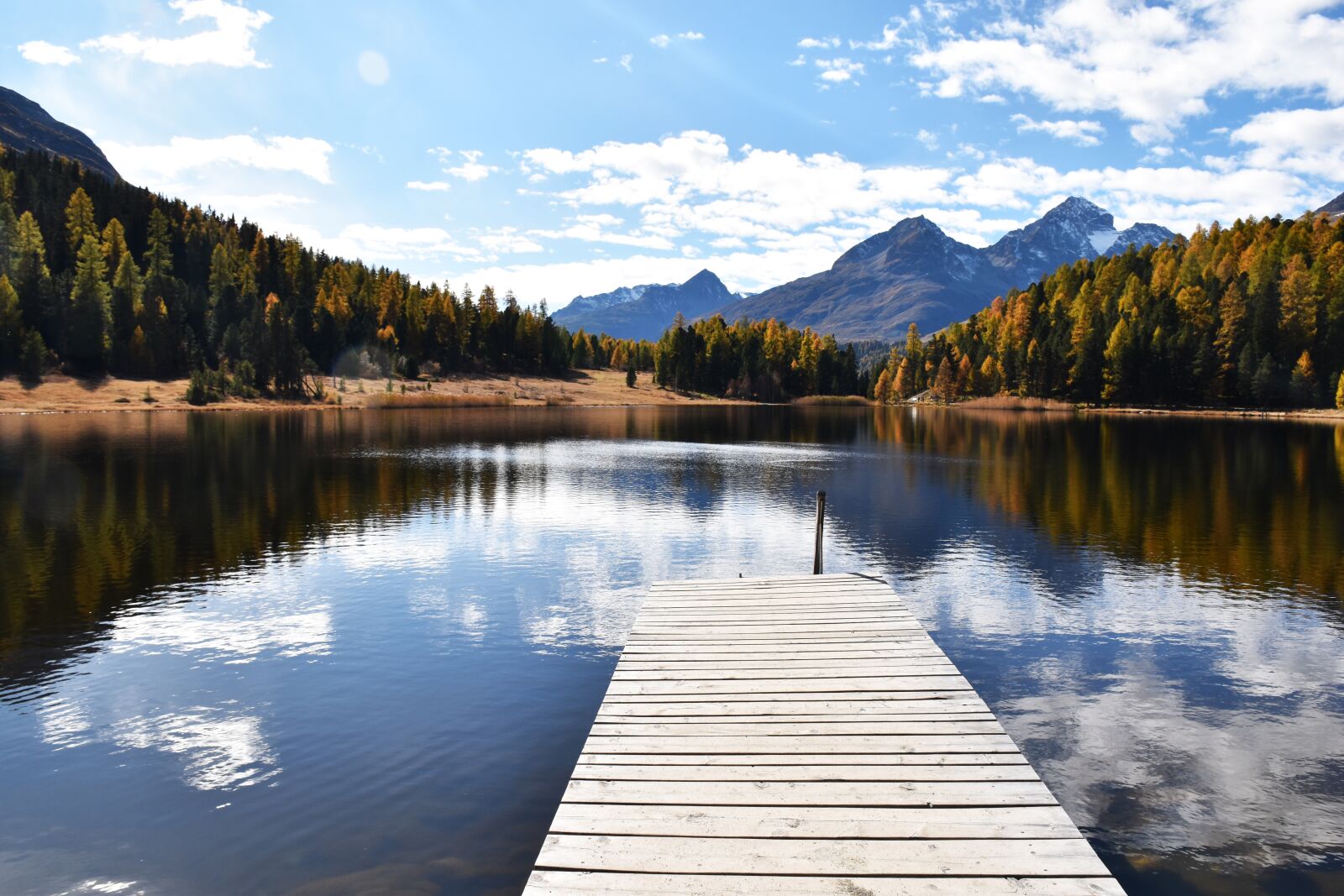 Nikon D5500 sample photo. Switzerland, lake, mountains photography