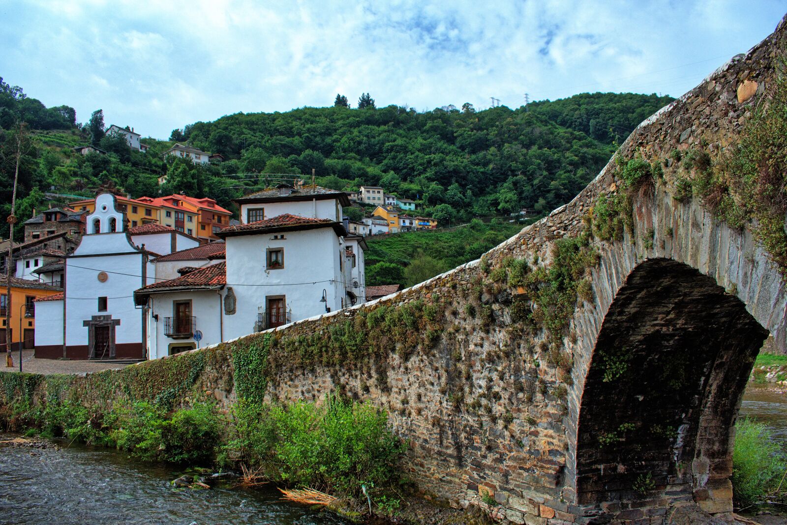 Nikon D3400 sample photo. Church, bridge, river photography