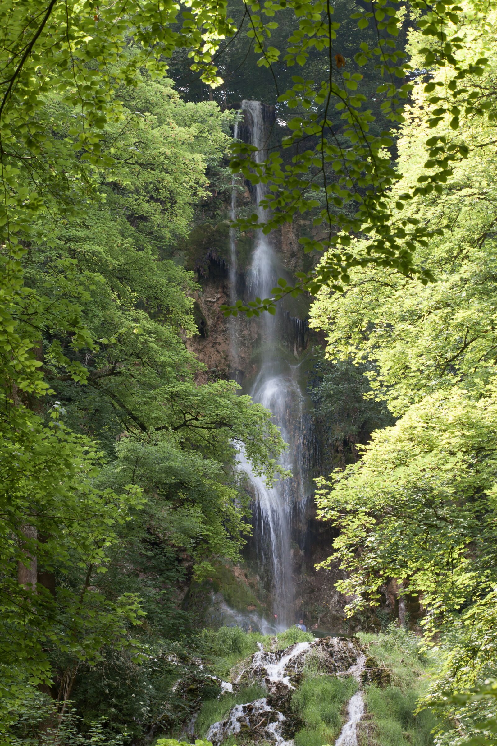 Canon EOS 5D Mark II + Canon EF 70-200mm F2.8L IS II USM sample photo. Waterfall, mountain, forest photography
