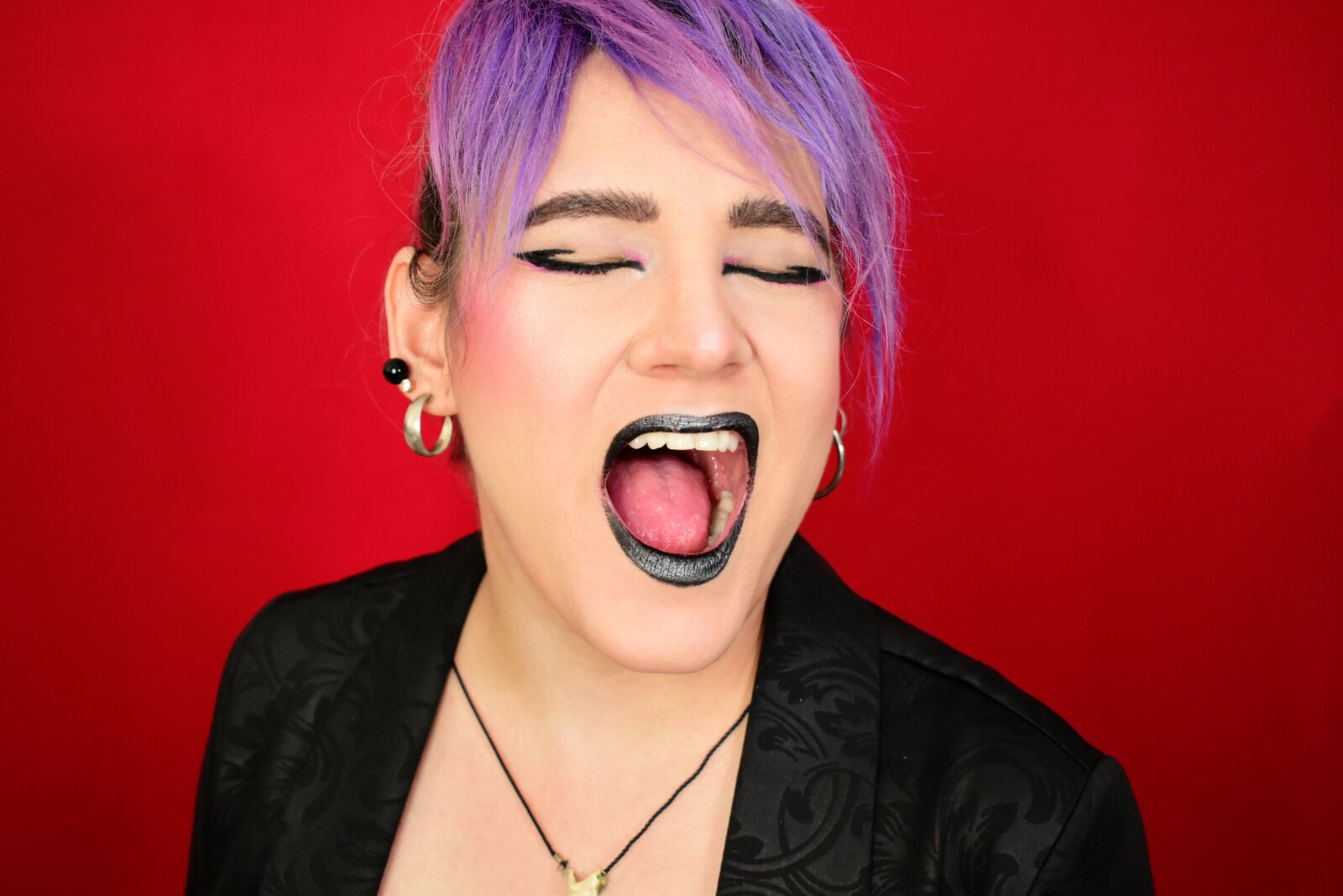 Nikon D5500 sample photo. Punk, rock, model photography