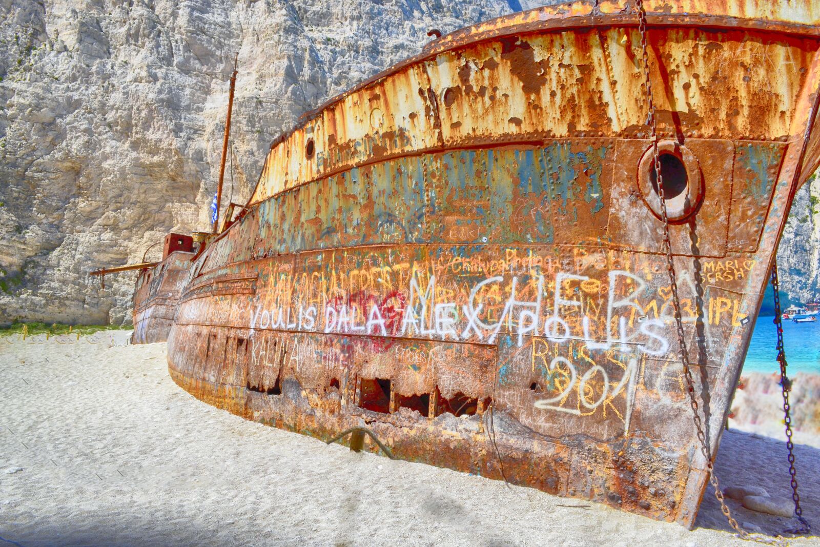 Nikon D3100 sample photo. Navagio, shipwreck, zakynthos photography