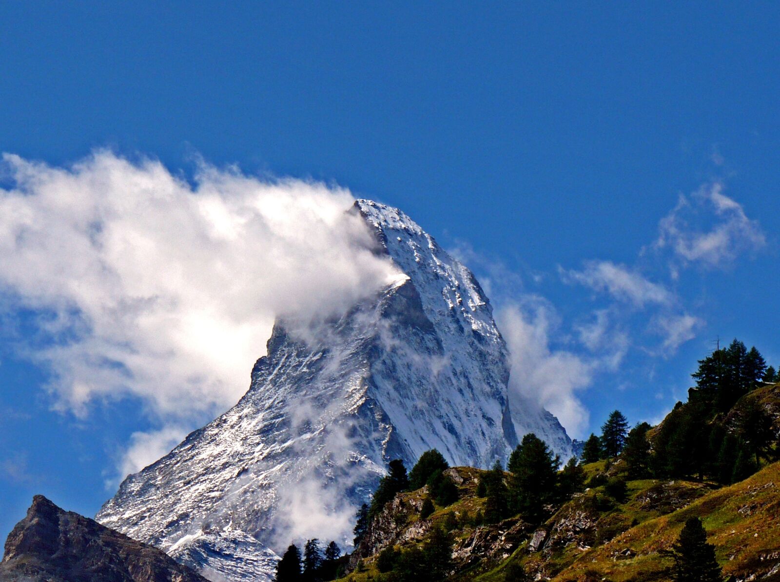 Panasonic DMC-LZ7 sample photo. Matterhorn, alpine, switzerland photography
