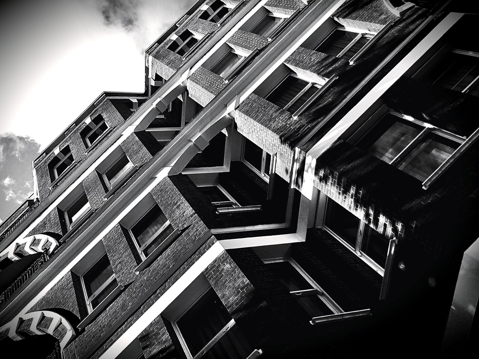 Sony DSC-HX60 sample photo. Architectural, design, architecture, black photography