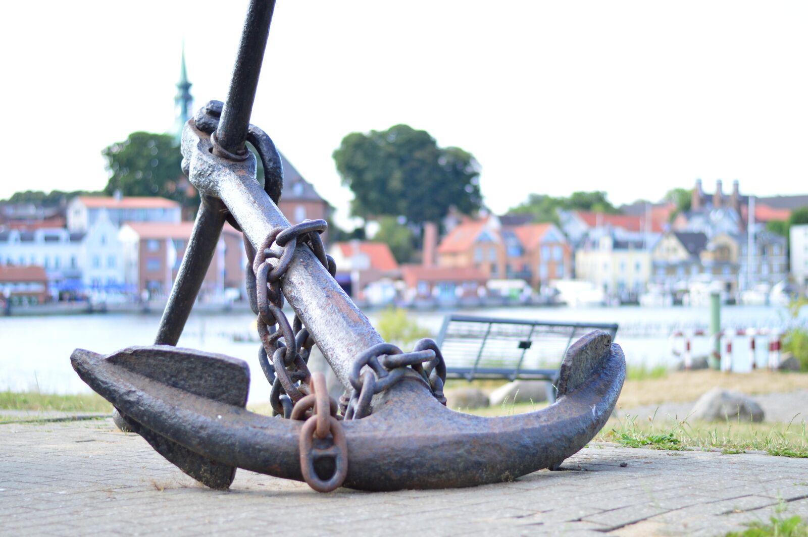 Nikon D3200 sample photo. Baltic sea, anchor, schlei photography