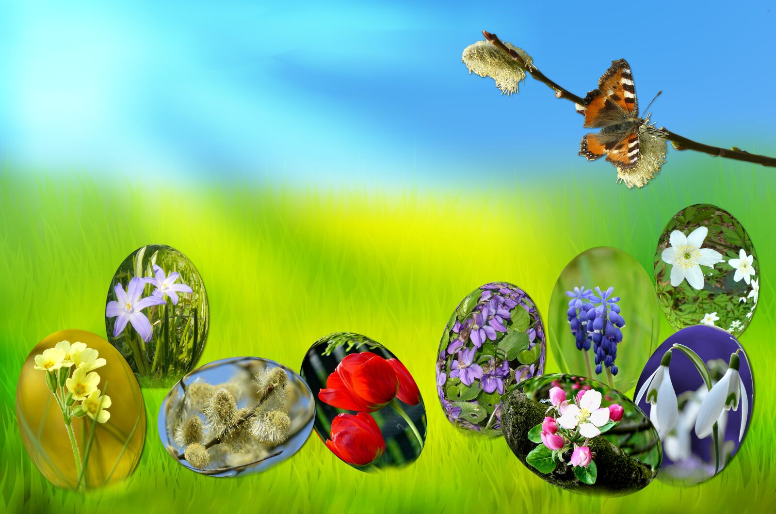 Nikon D5100 sample photo. Easter, eggs, spring photography