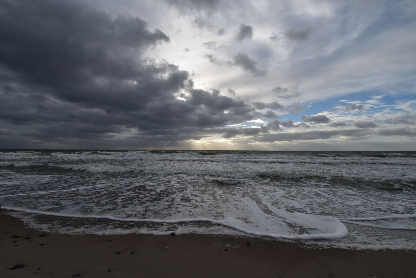Nikon D5500 sample photo. North sea, ebb, beach photography