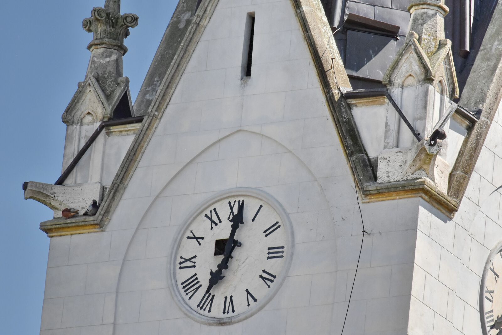 Nikon D5500 sample photo. Church tower, clock, facade photography