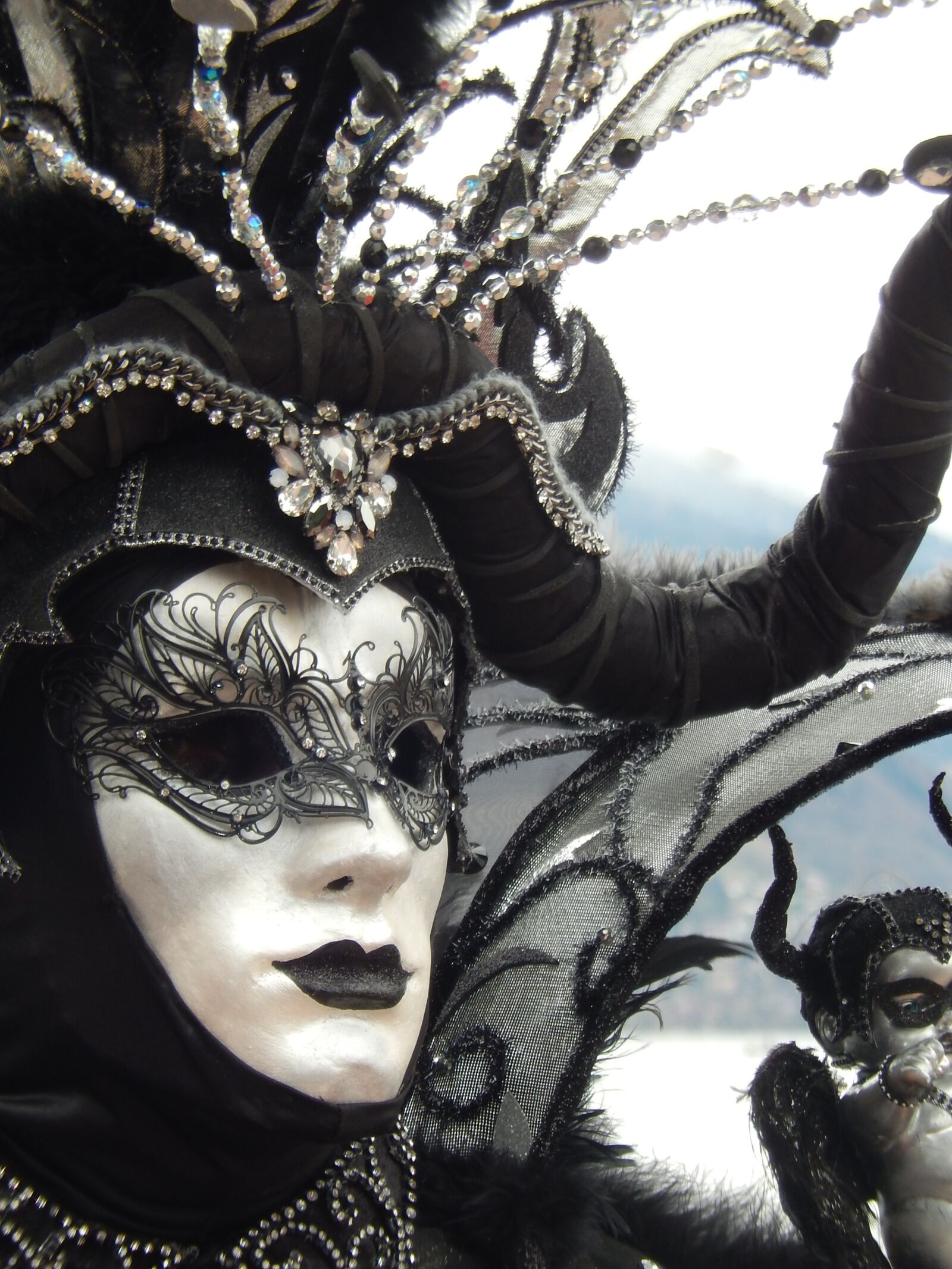 Nikon Coolpix S9500 sample photo. France, carnival, mask of photography