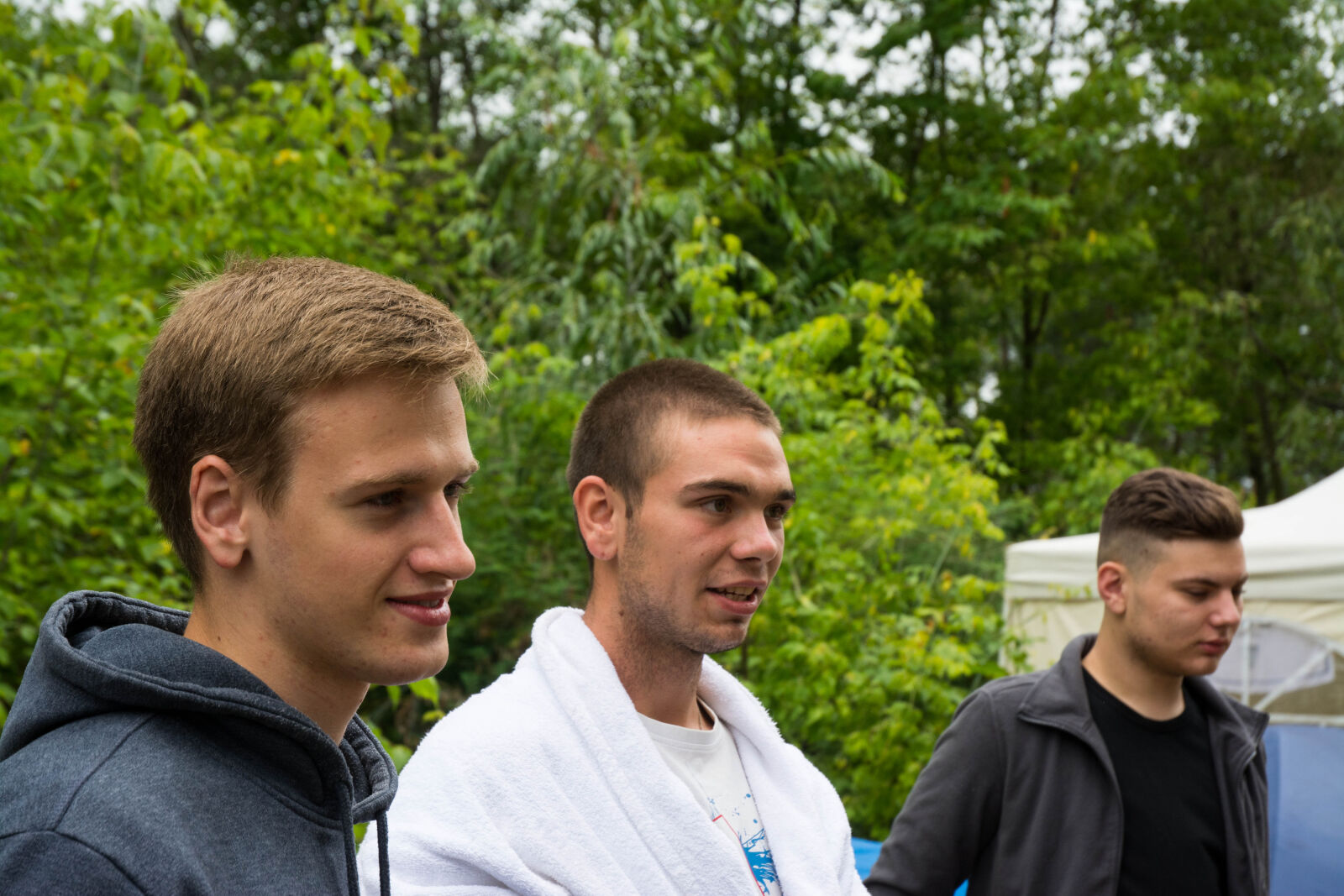 Nikon D7100 sample photo. Camp, dip, forest, pine photography