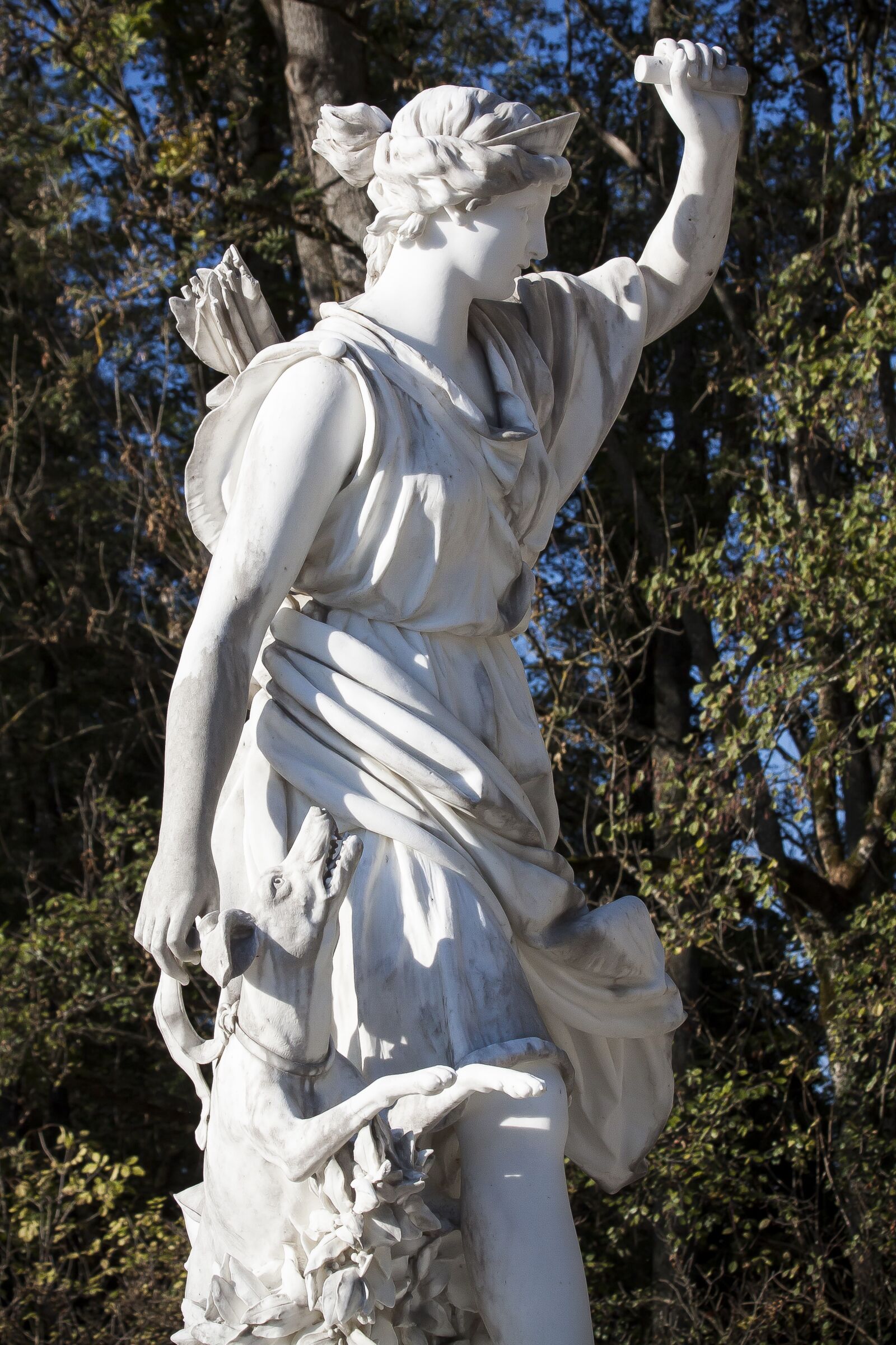 Canon EOS 50D sample photo. Diana, sculpture, marble photography