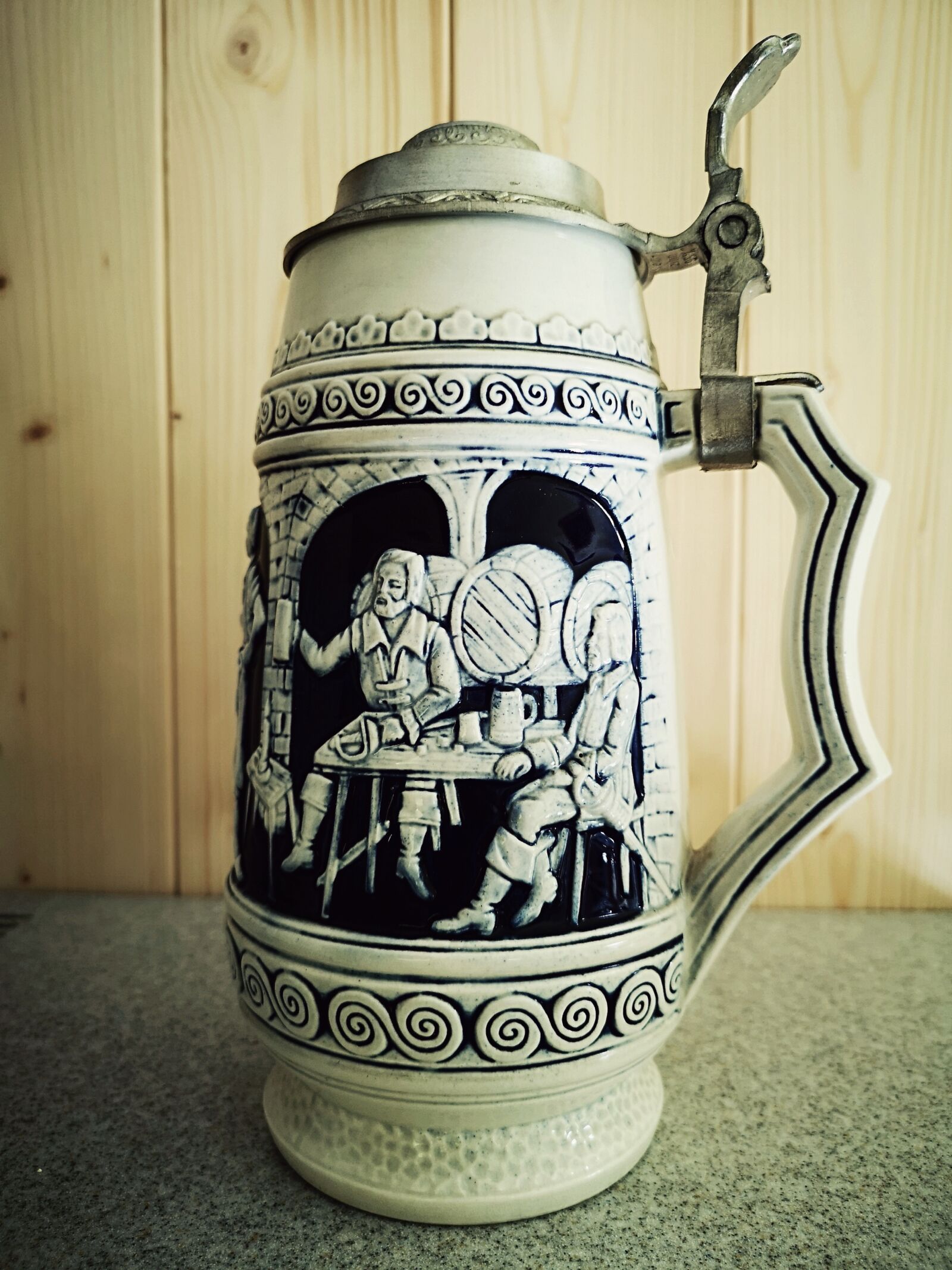 HUAWEI CLT-L09 sample photo. Ceramic, blue, decorative photography