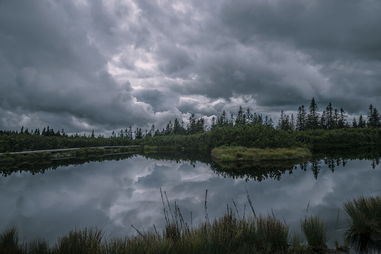 Nikon D800 sample photo. Pond, storm, rogla photography