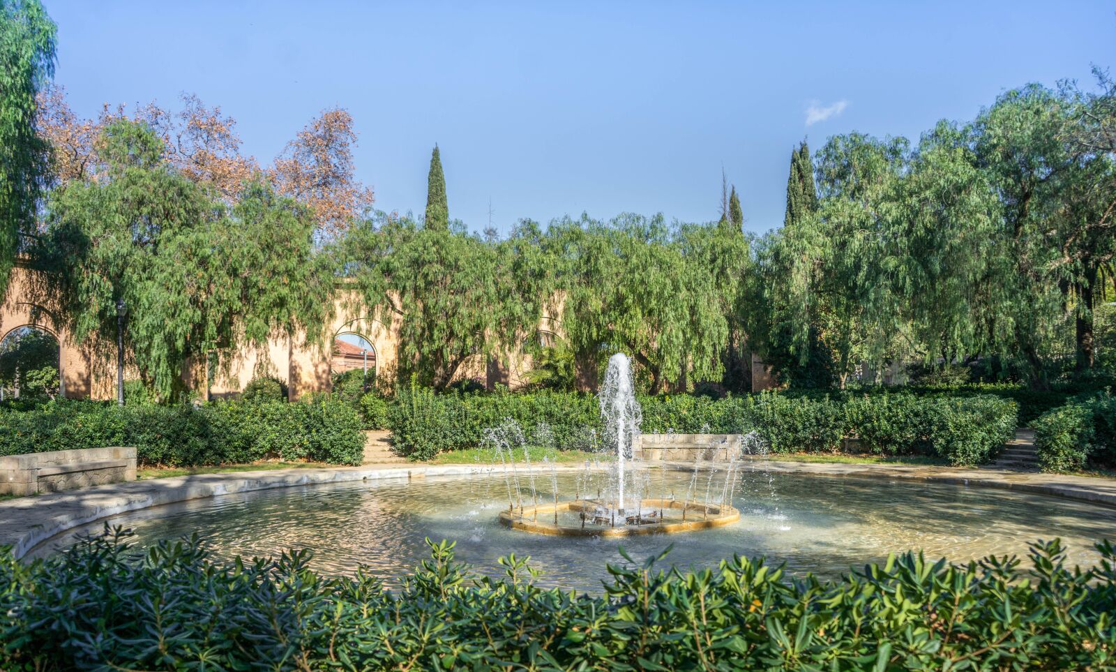 Sony a7R + Sony FE 28-70mm F3.5-5.6 OSS sample photo. Fountain, park, nature photography
