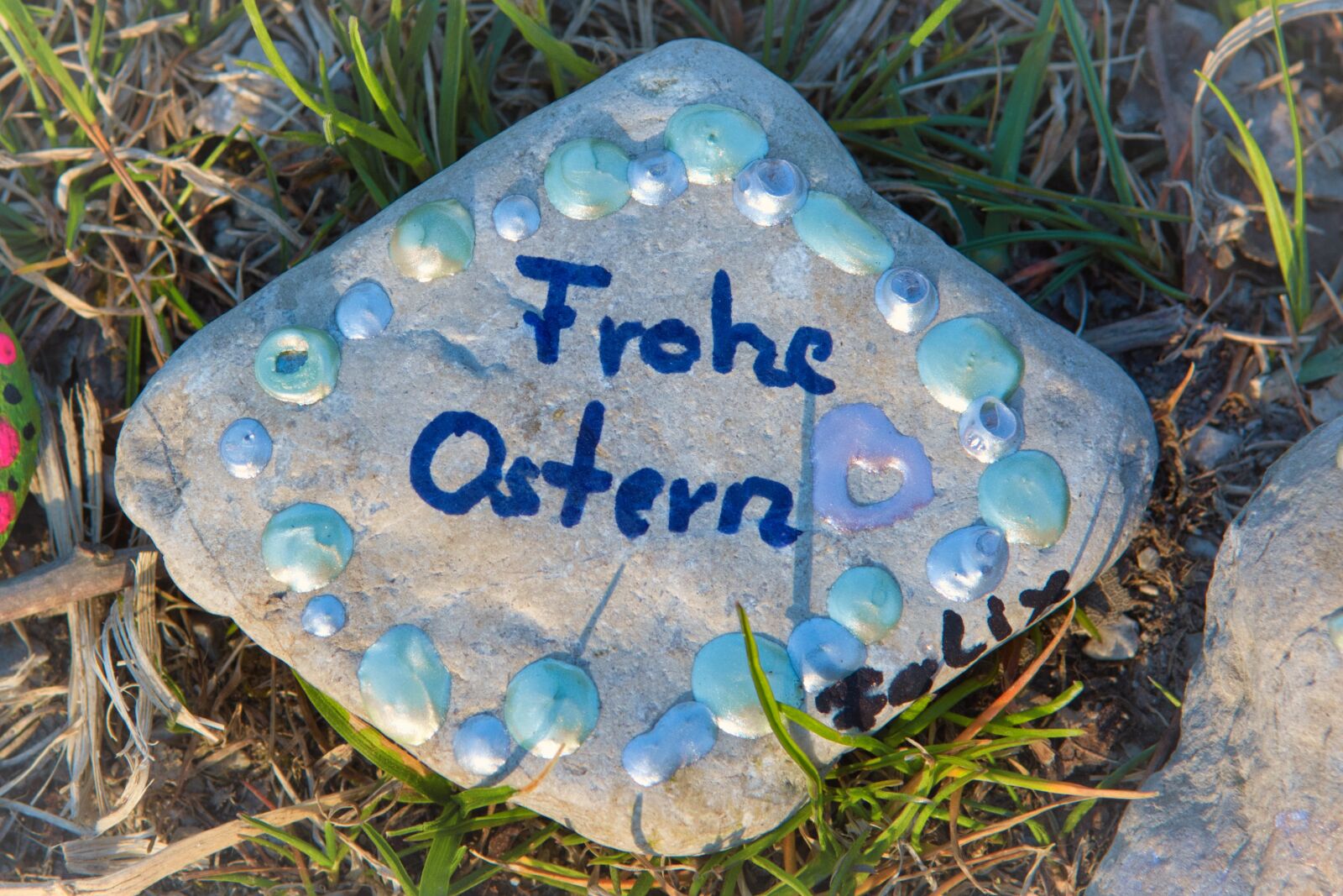 Nikon D7100 sample photo. Easter, stone, painting photography
