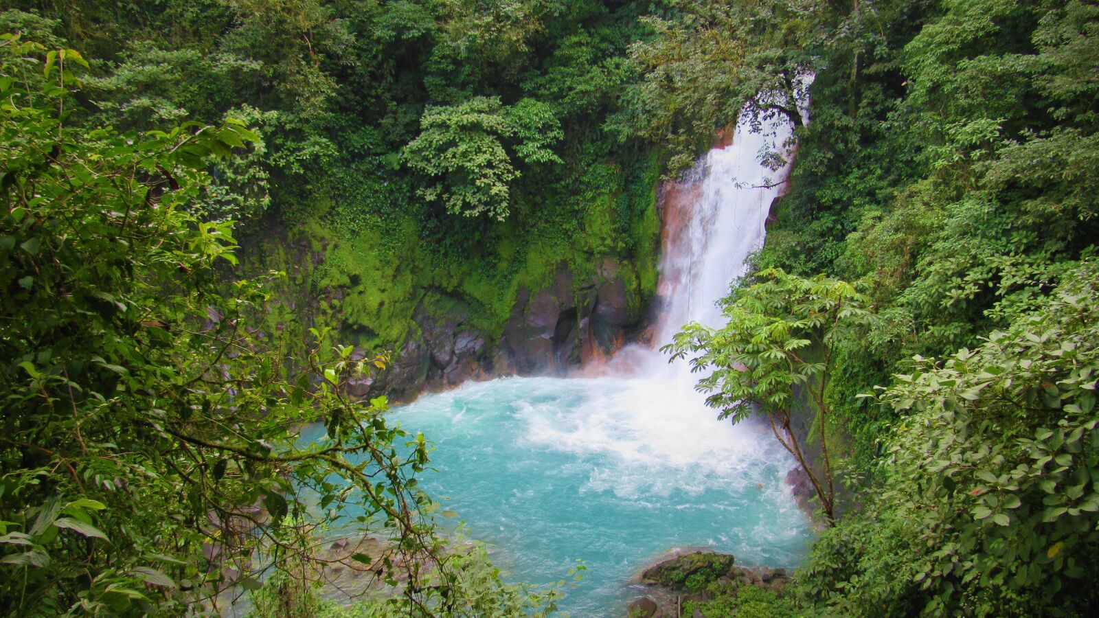 Canon PowerShot SX520 HS sample photo. Waterfall, rio celeste, costa photography