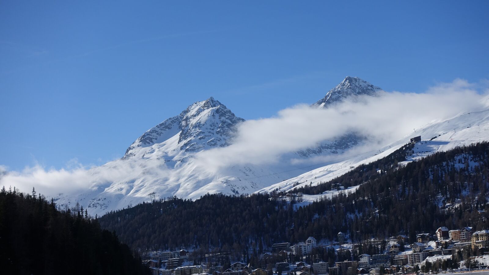 Sony Cyber-shot DSC-RX100 IV sample photo. Winter, mountains, snow photography