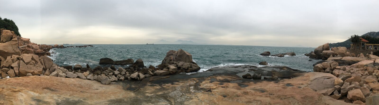 Apple iPhone 6s sample photo. Beach, reef, panorama photography