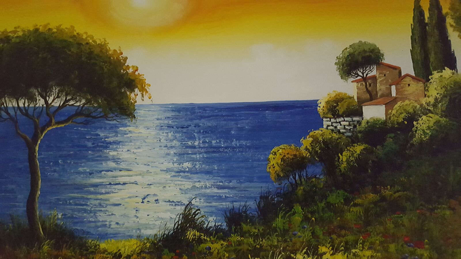 Samsung Galaxy S6 sample photo. Tree, waters, coast photography