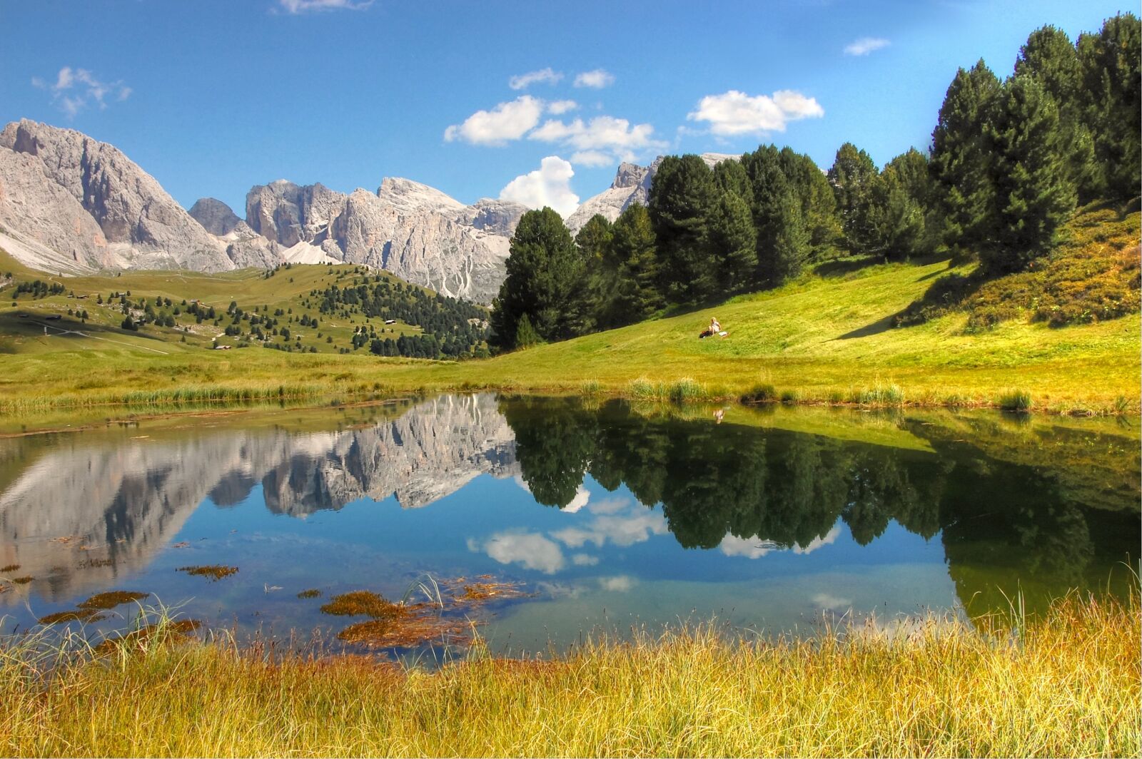 Nikon D40 sample photo. Bergsee, dolomites, nature photography