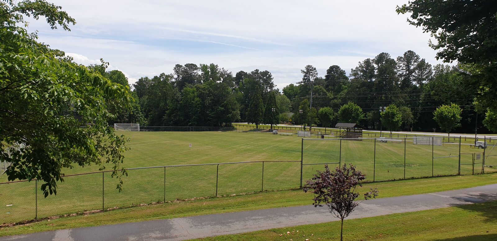 Samsung Galaxy Note9 sample photo. Grass, playground, football photography