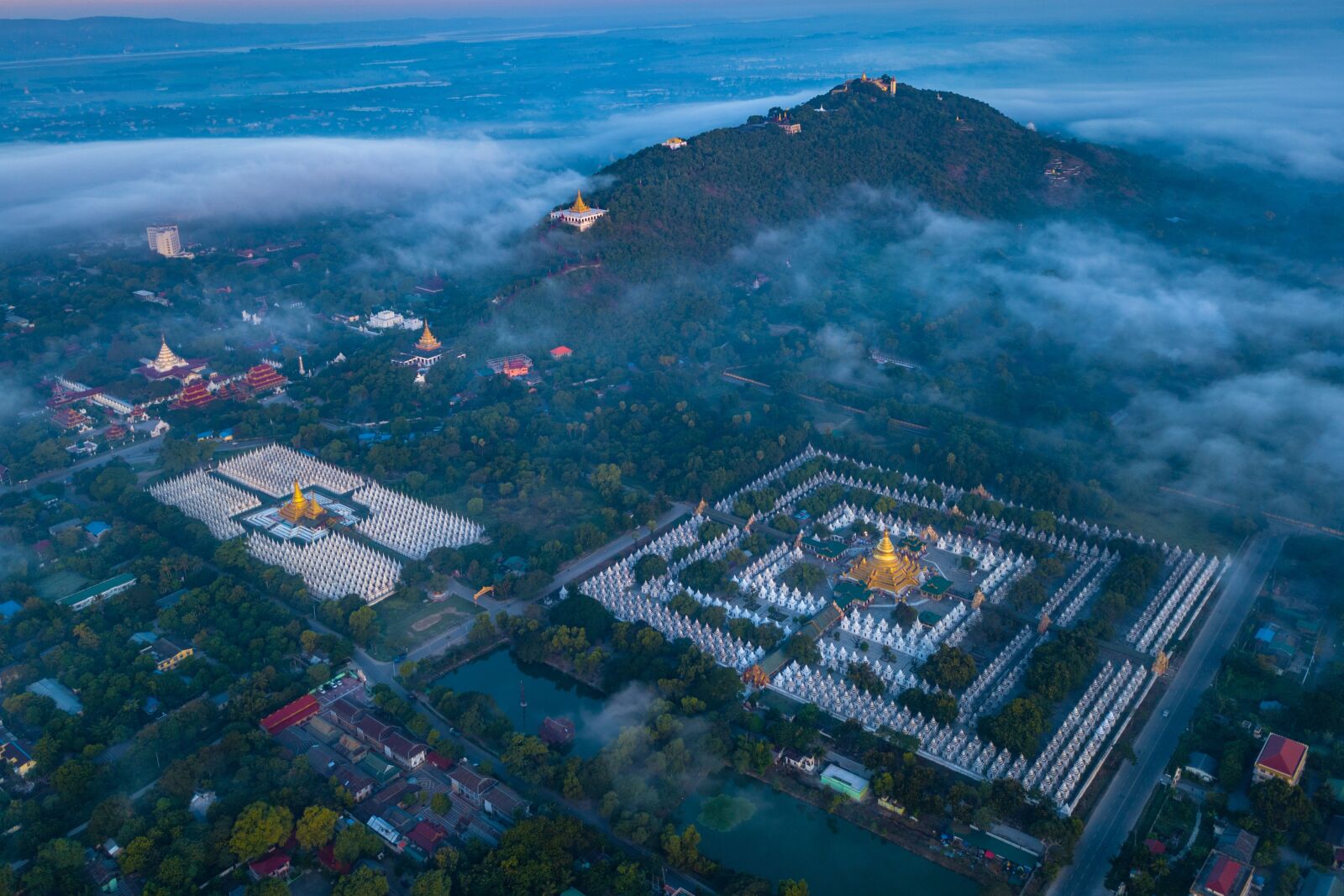 DJI FC220 sample photo. Mandalay, myanmar, zegyo photography