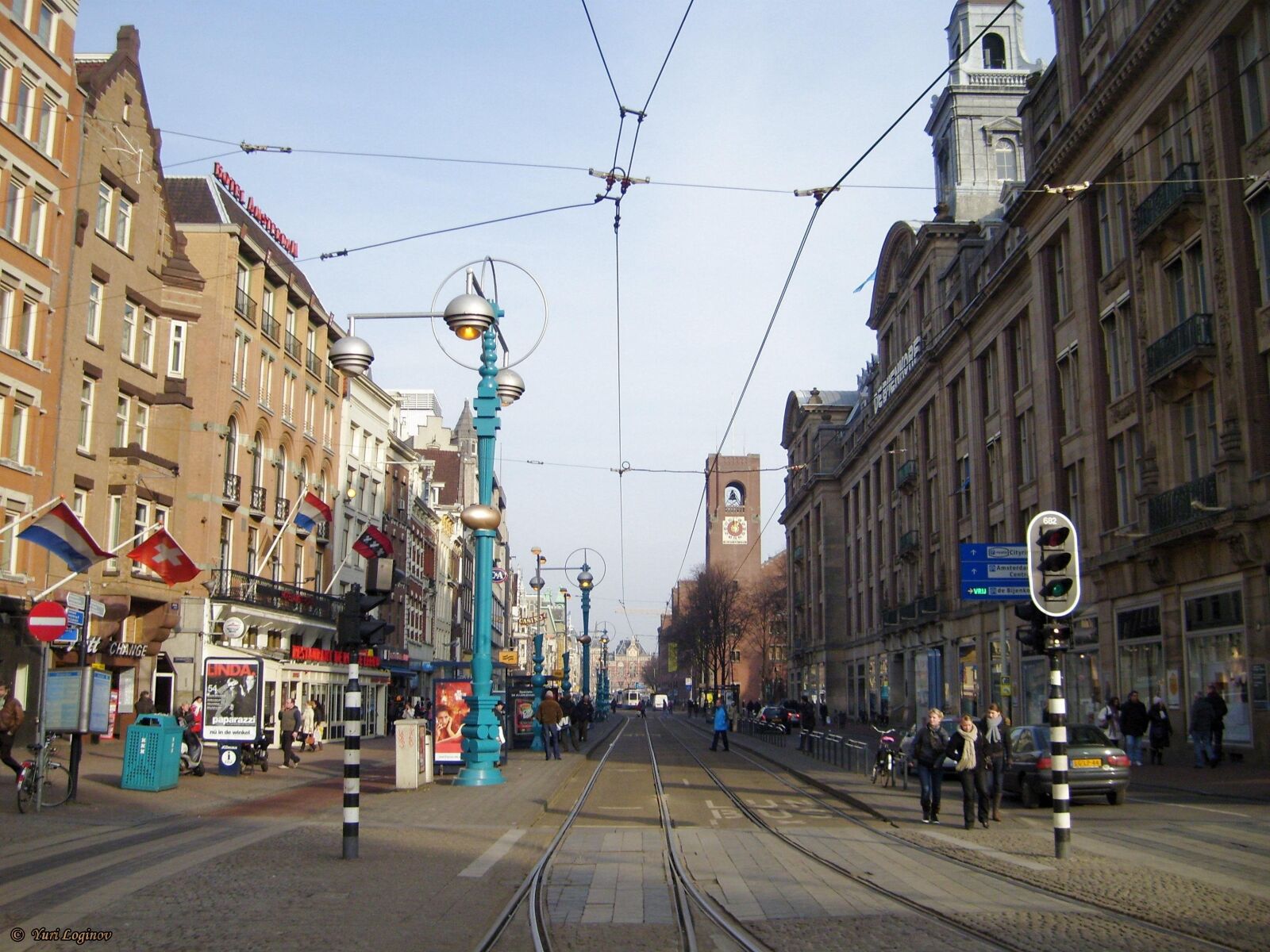 Samsung Digimax S700 / Kenox S700 / Digimax Cyber 730 sample photo. Amsterdam, damrak, nederland, netherlands photography