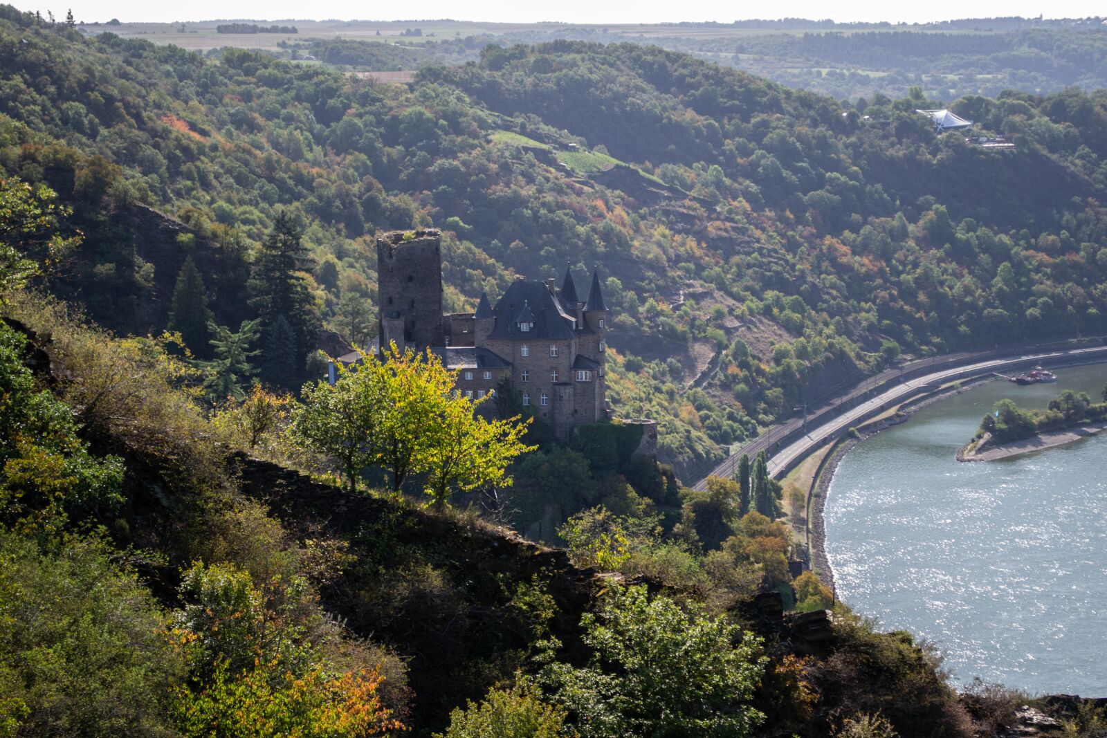 Nikon D3100 sample photo. Castle, cat, ancient times photography