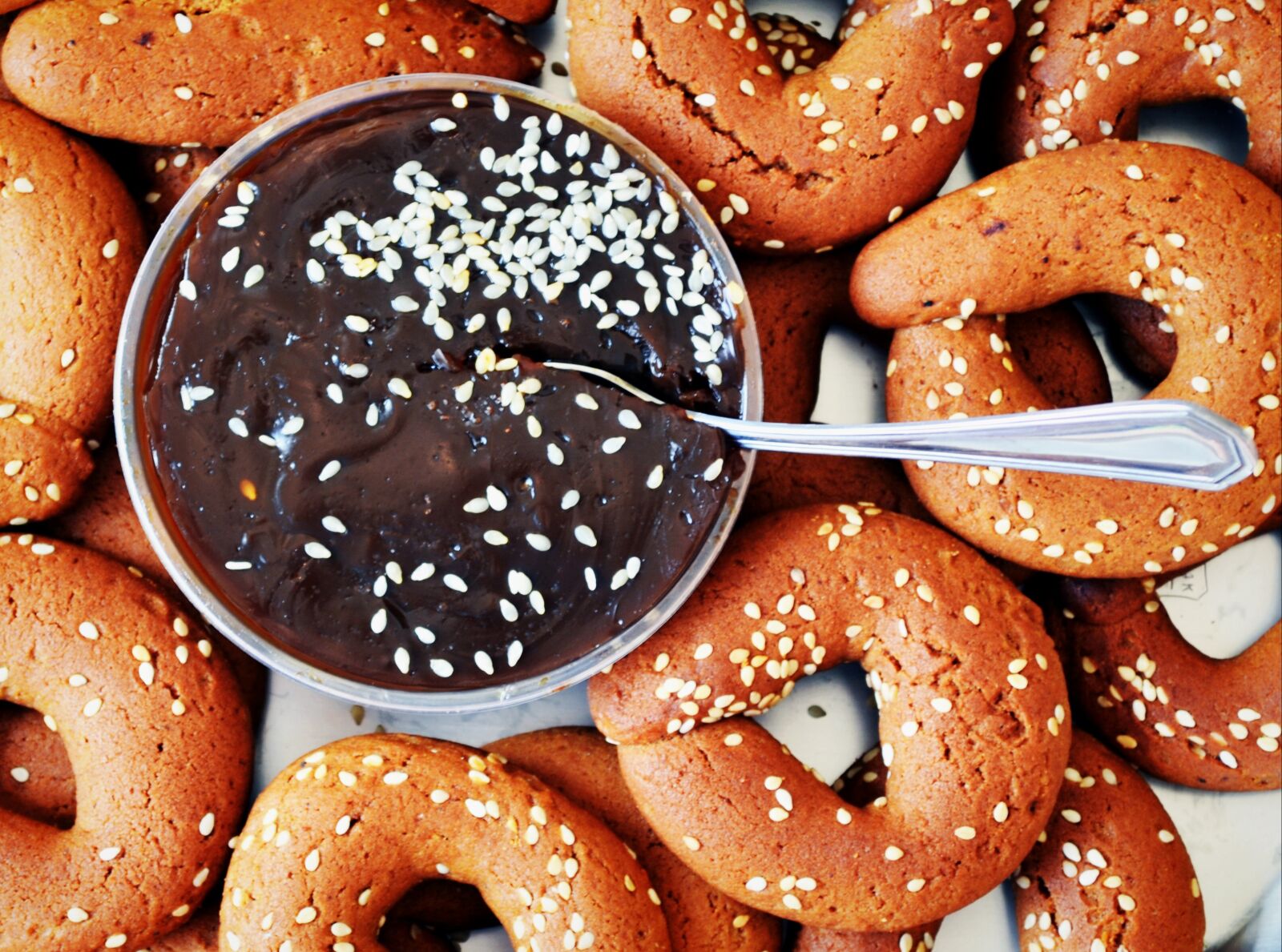 Nikon D3100 sample photo. Greek dessert, must biscuits photography
