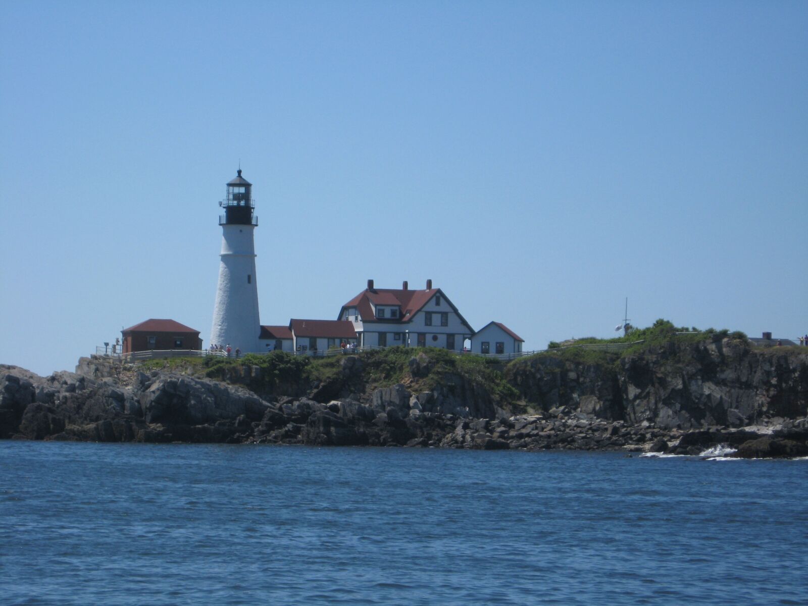 Canon POWERSHOT A560 sample photo. Maine, lighthouse, northeast photography