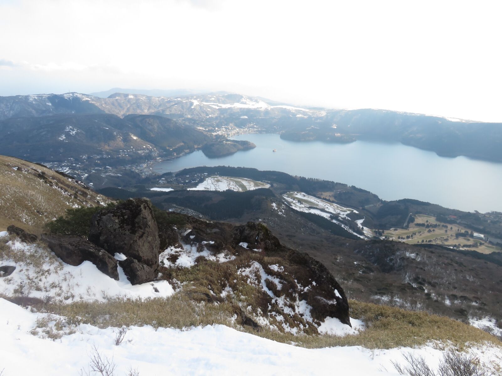 Canon PowerShot SX700 HS sample photo. Japan, lake, mountain, nature photography