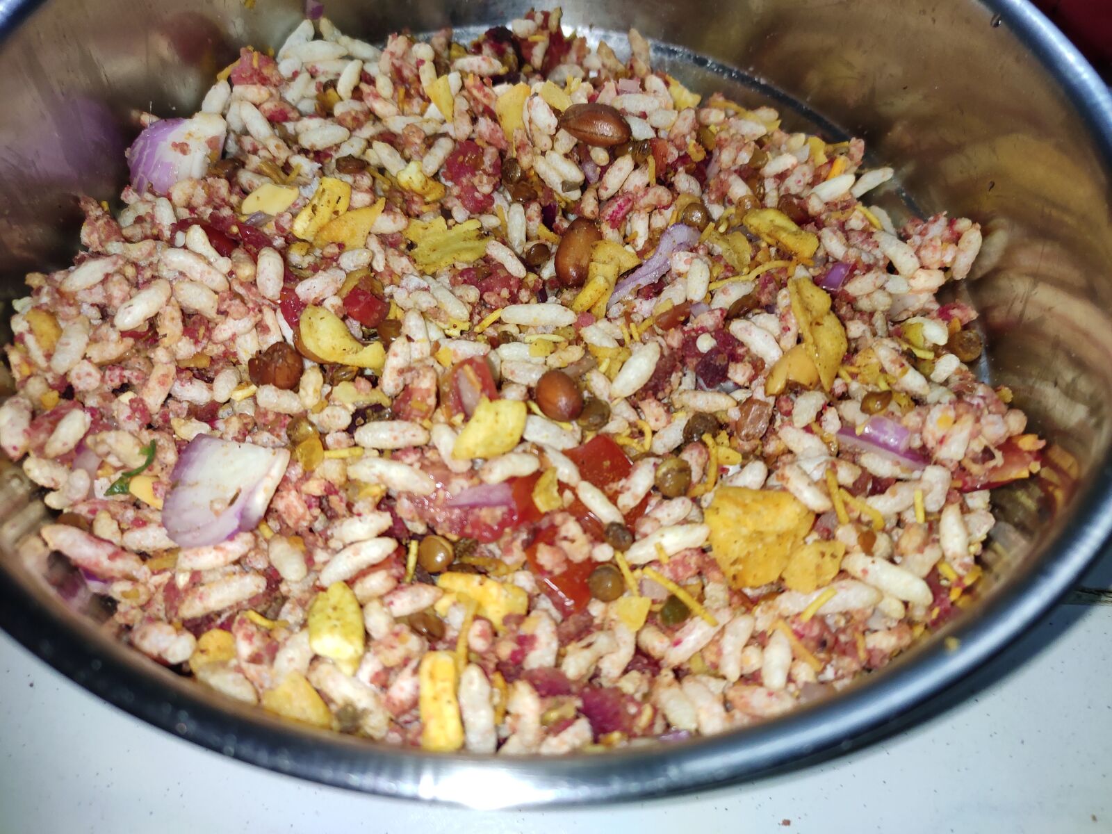 Xiaomi Redmi Note 7 Pro sample photo. Puffed, rice, pabitra photography