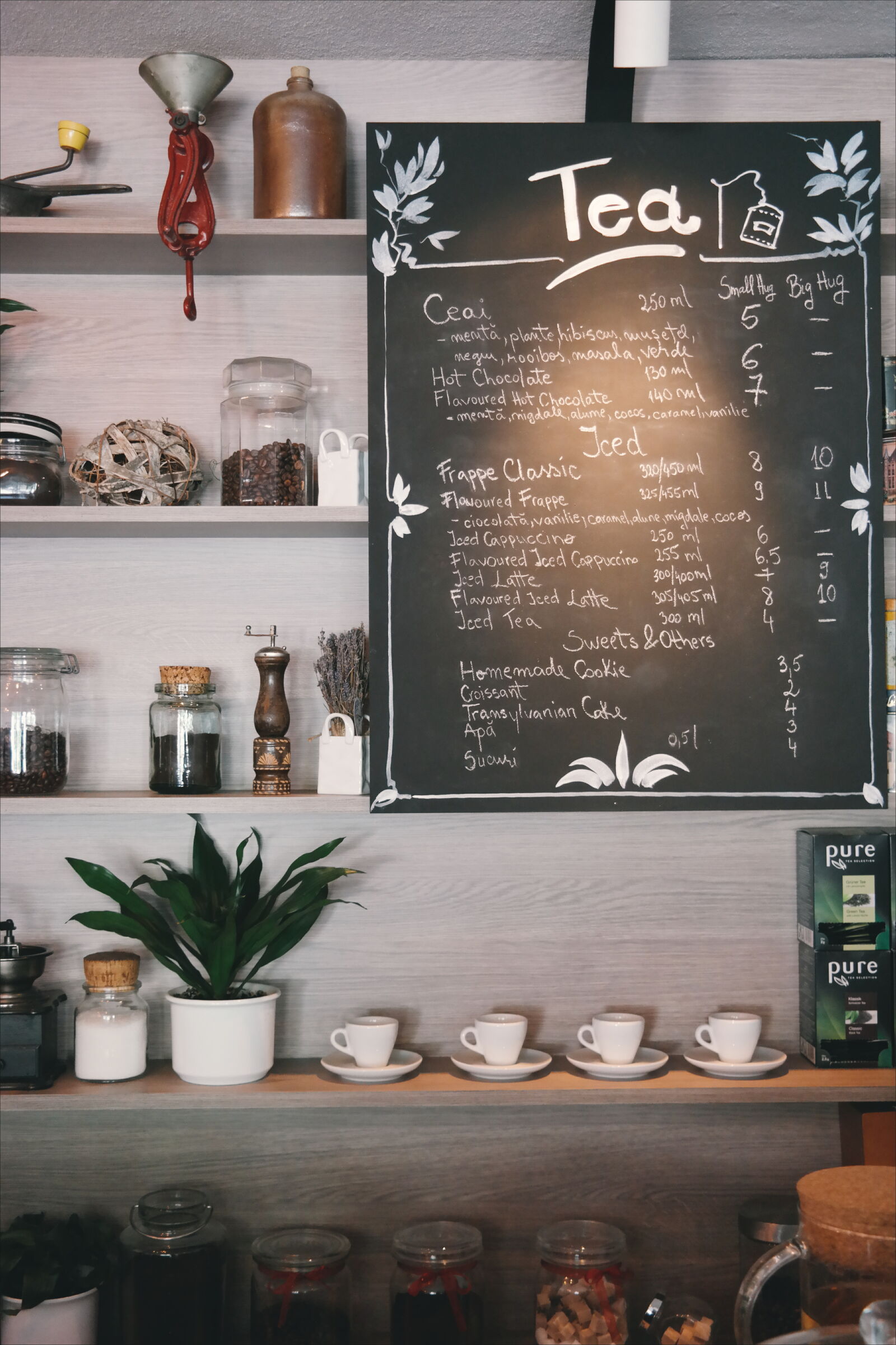 Samsung NX300 sample photo. Board, cafe, coffee, cup photography