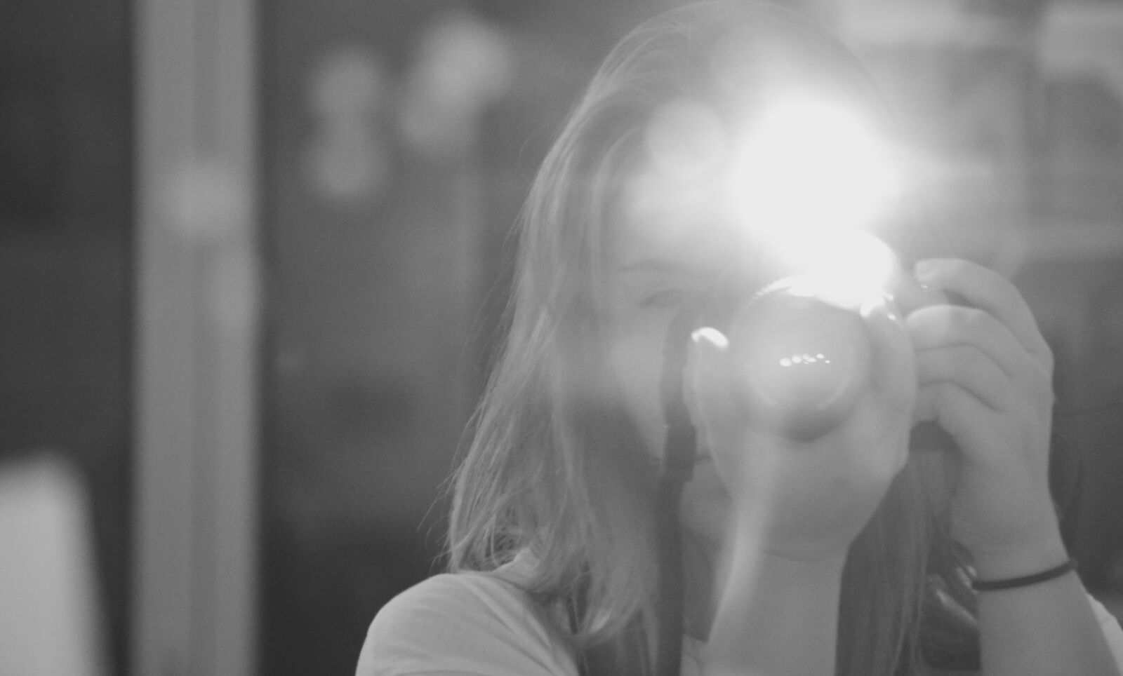 Nikon D3100 sample photo. Autoportrait, black, and, white photography