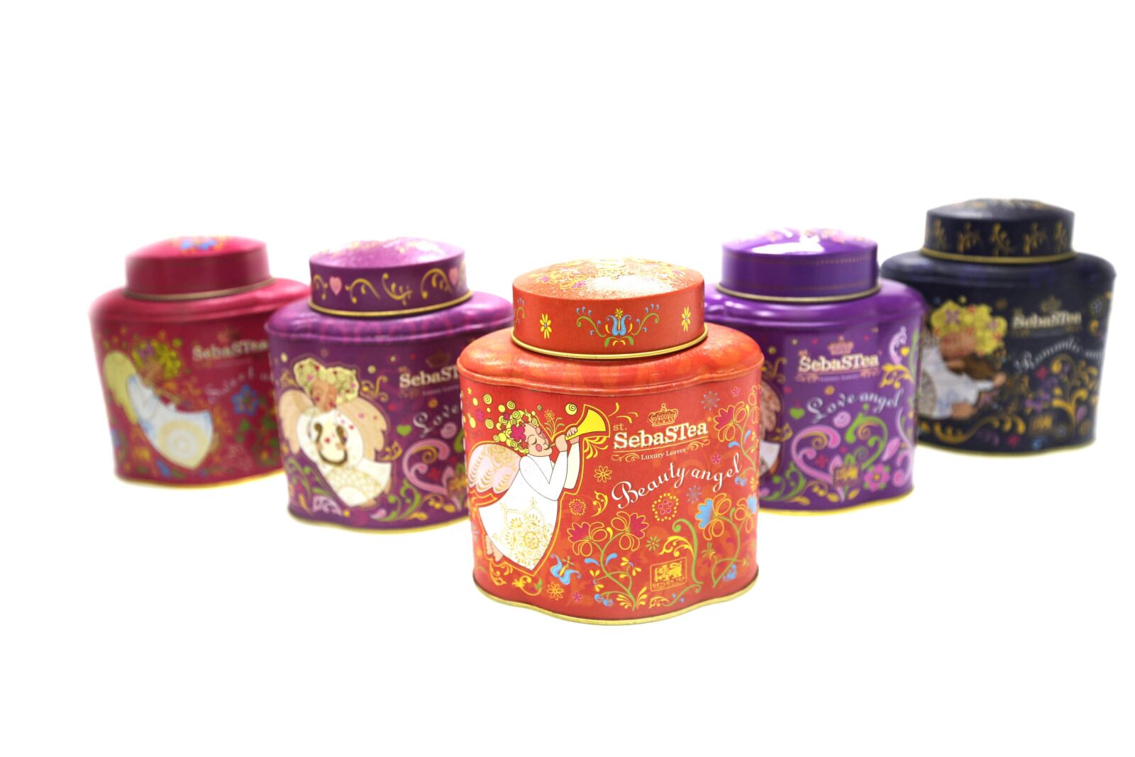 Canon EF 16-35mm F4L IS USM sample photo. Custom tea tins, coffee photography