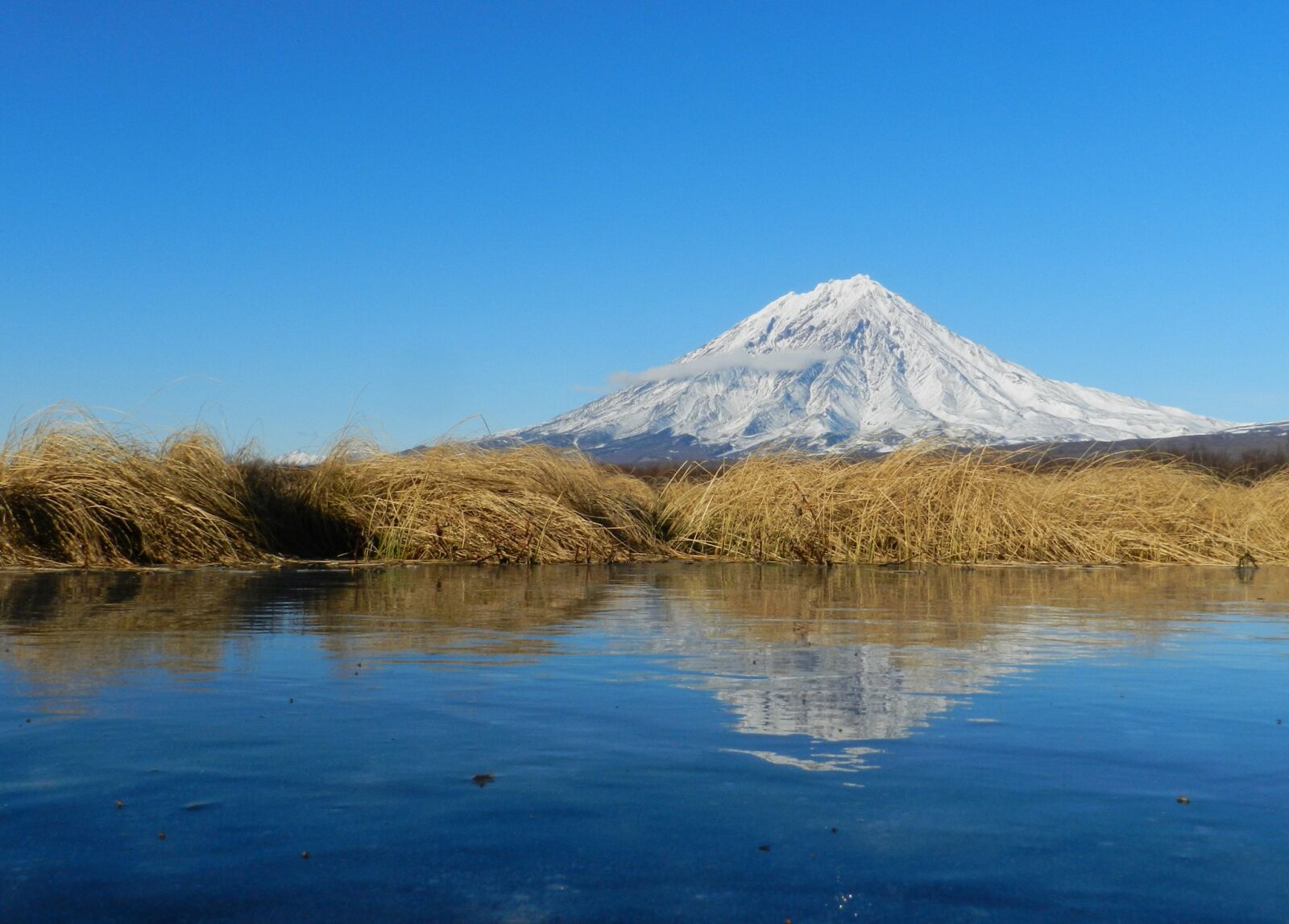 Nikon Coolpix P500 sample photo. Koryaksky volcano, kamchatka, autumn photography