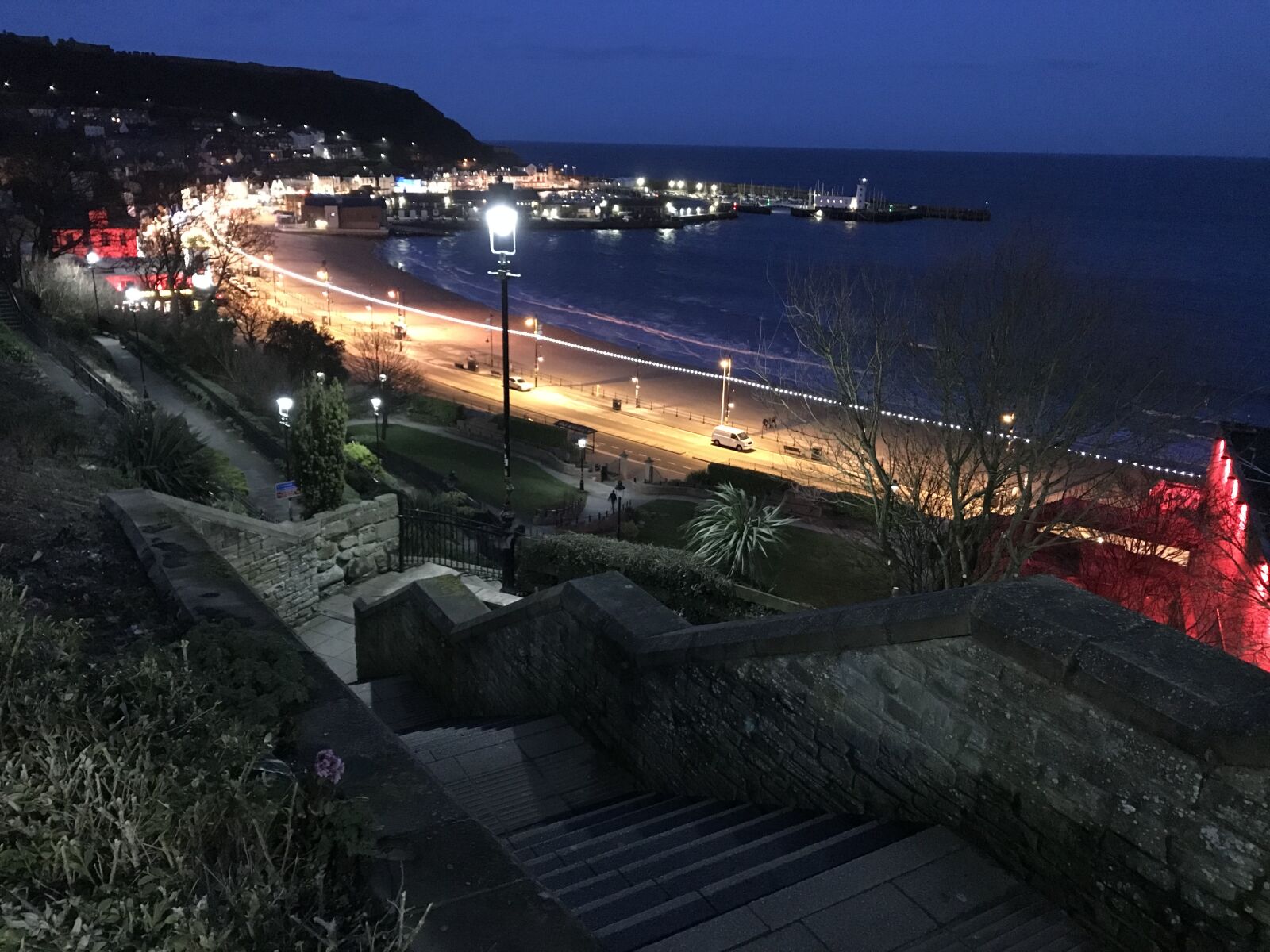 iPhone 7 back camera 3.99mm f/1.8 sample photo. Scarborough, seaside, yorkshire photography