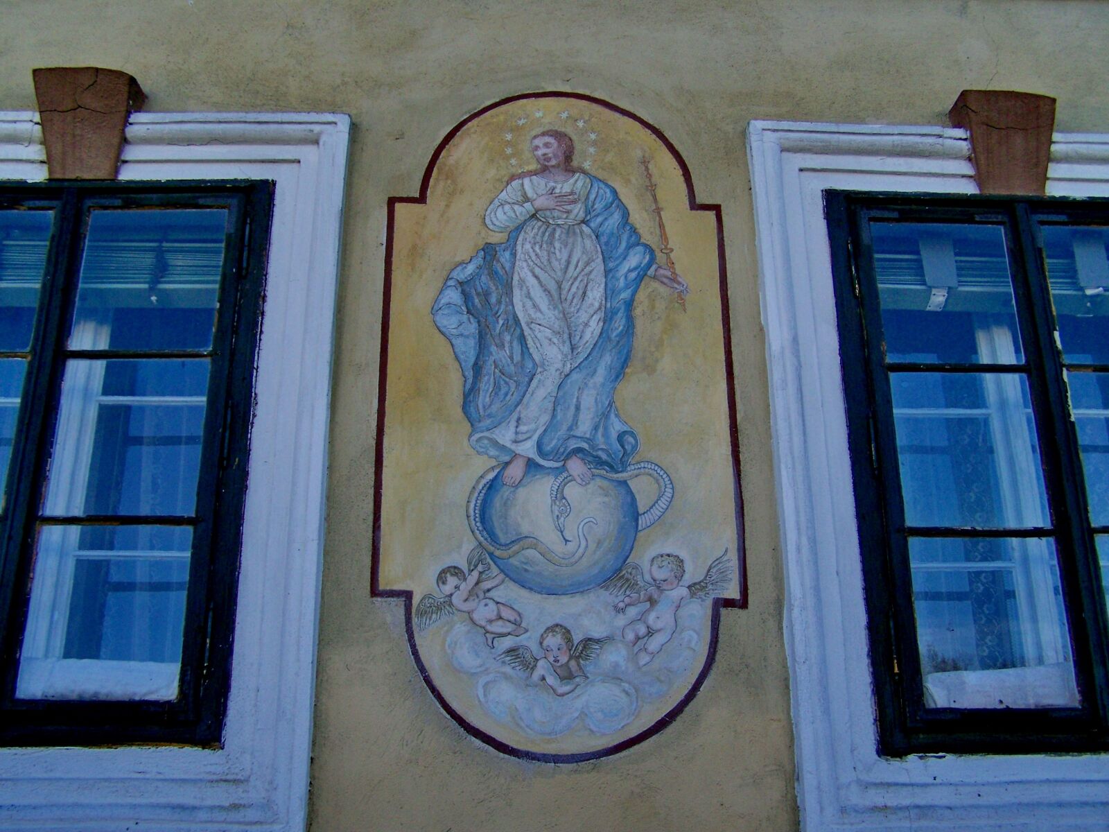 Kodak EASYSHARE ZD710 ZOOM DIGITAL CAMERA sample photo. Mural, architecture, art photography