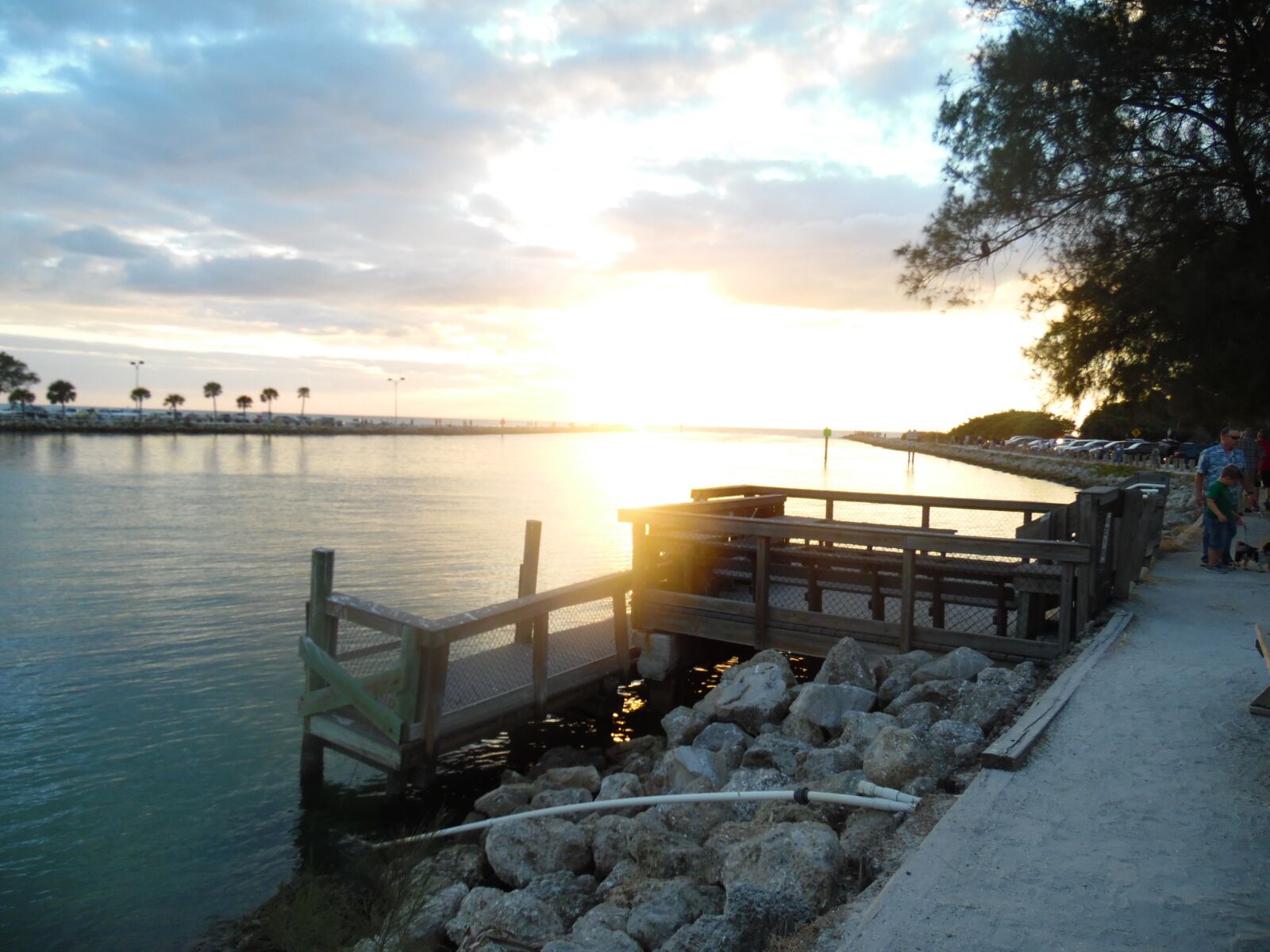 Samsung WB1100F/WB1101F/WB1102F sample photo. Venice fl, inlet, sunset photography