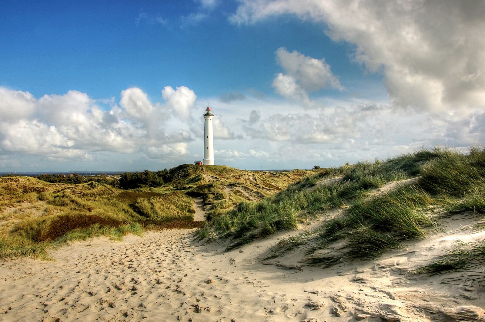Nikon D40 sample photo. Lighthouse, beach, sea photography