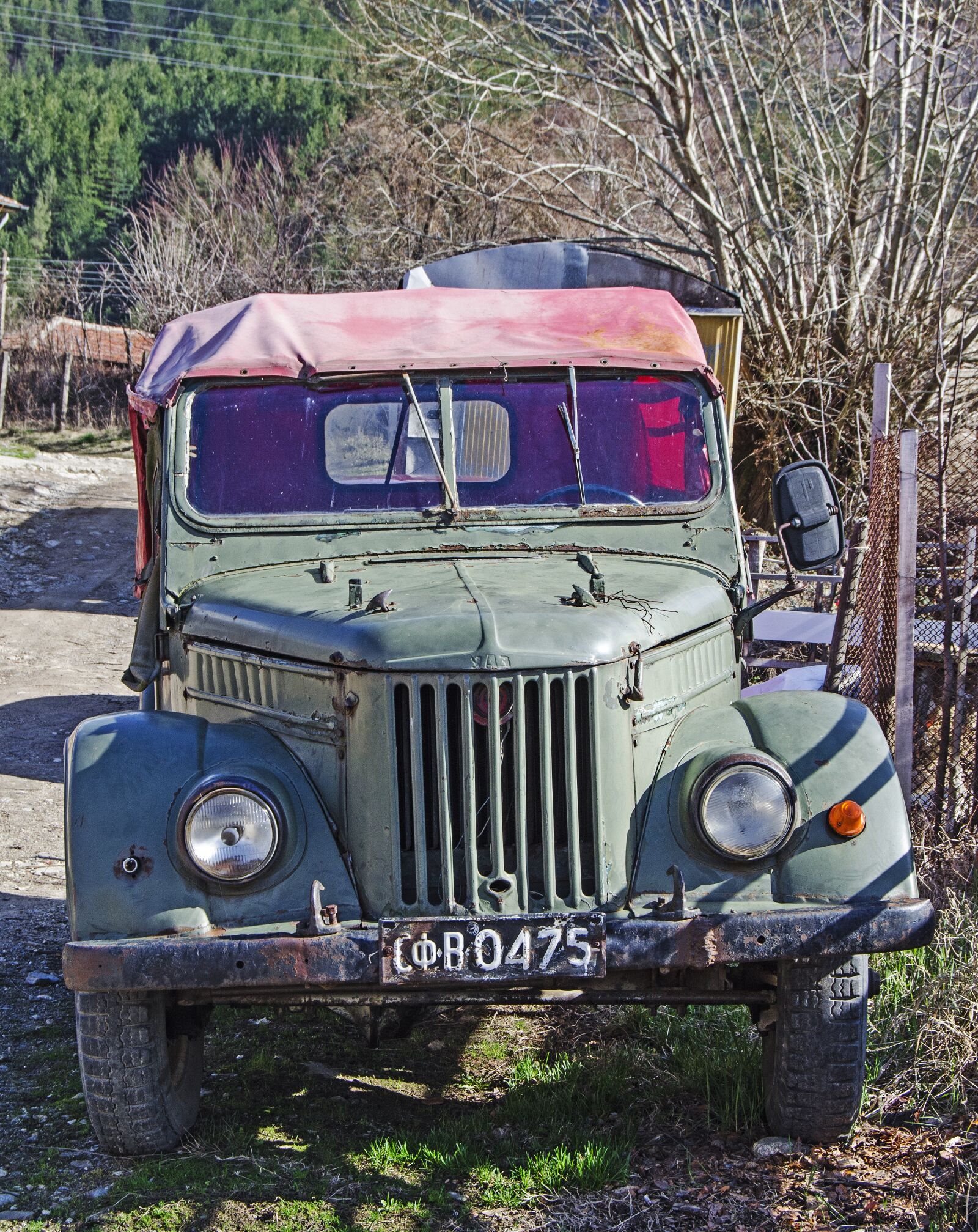Nikon D5100 sample photo. Gaz 69, russian, jeep photography