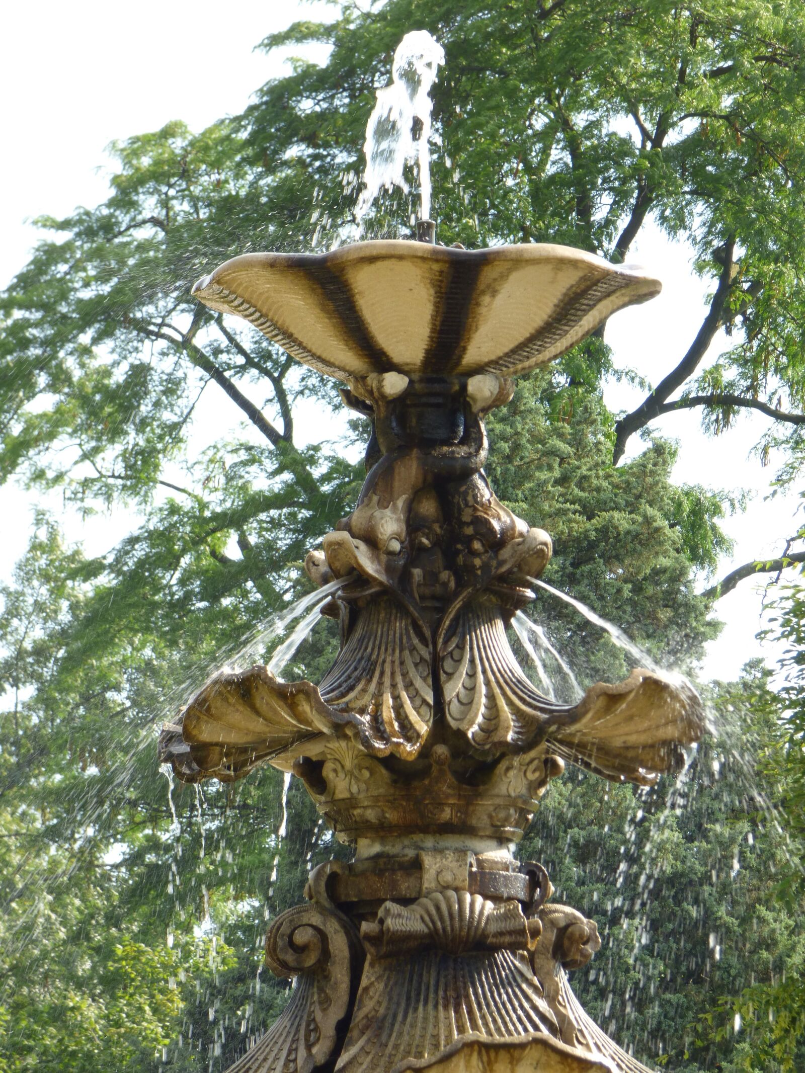 Panasonic DMC-FZ72 sample photo. Fountain, park, water photography