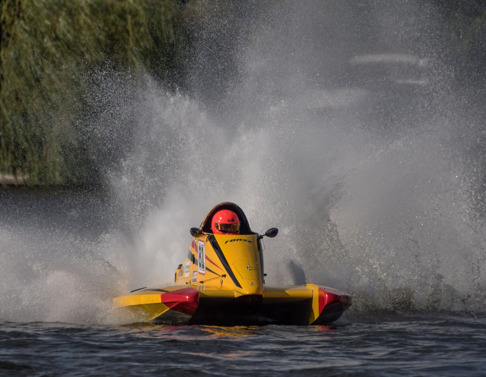 Pentax K-3 sample photo. Powerboat, racing boat, water photography
