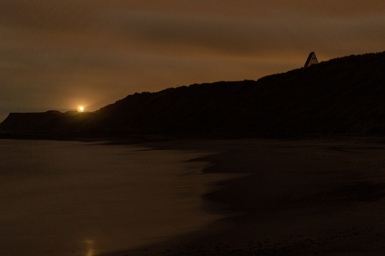 Nikon D3200 sample photo. Night, sea, denmark photography