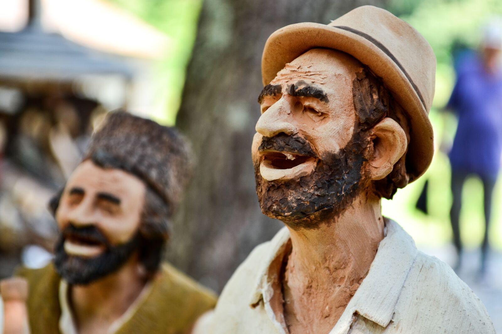 Nikon D3100 sample photo. Figurine, porcelain, villager photography