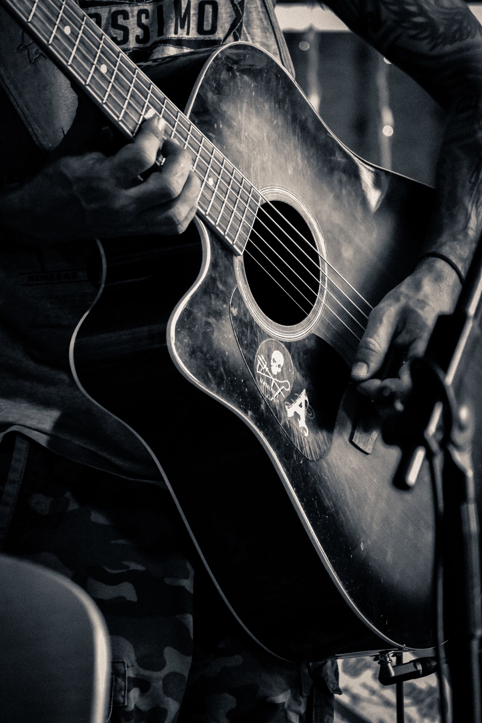 Nikon D5500 sample photo. Guitar, music, musician photography