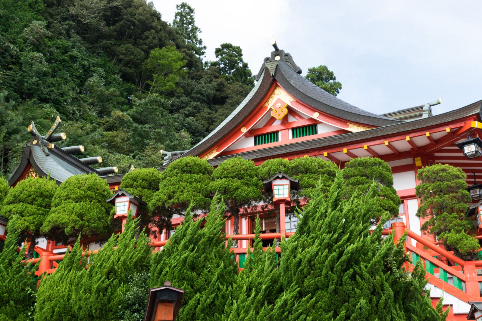 Nikon D5300 sample photo. Japan, architecture, shinto shrine photography