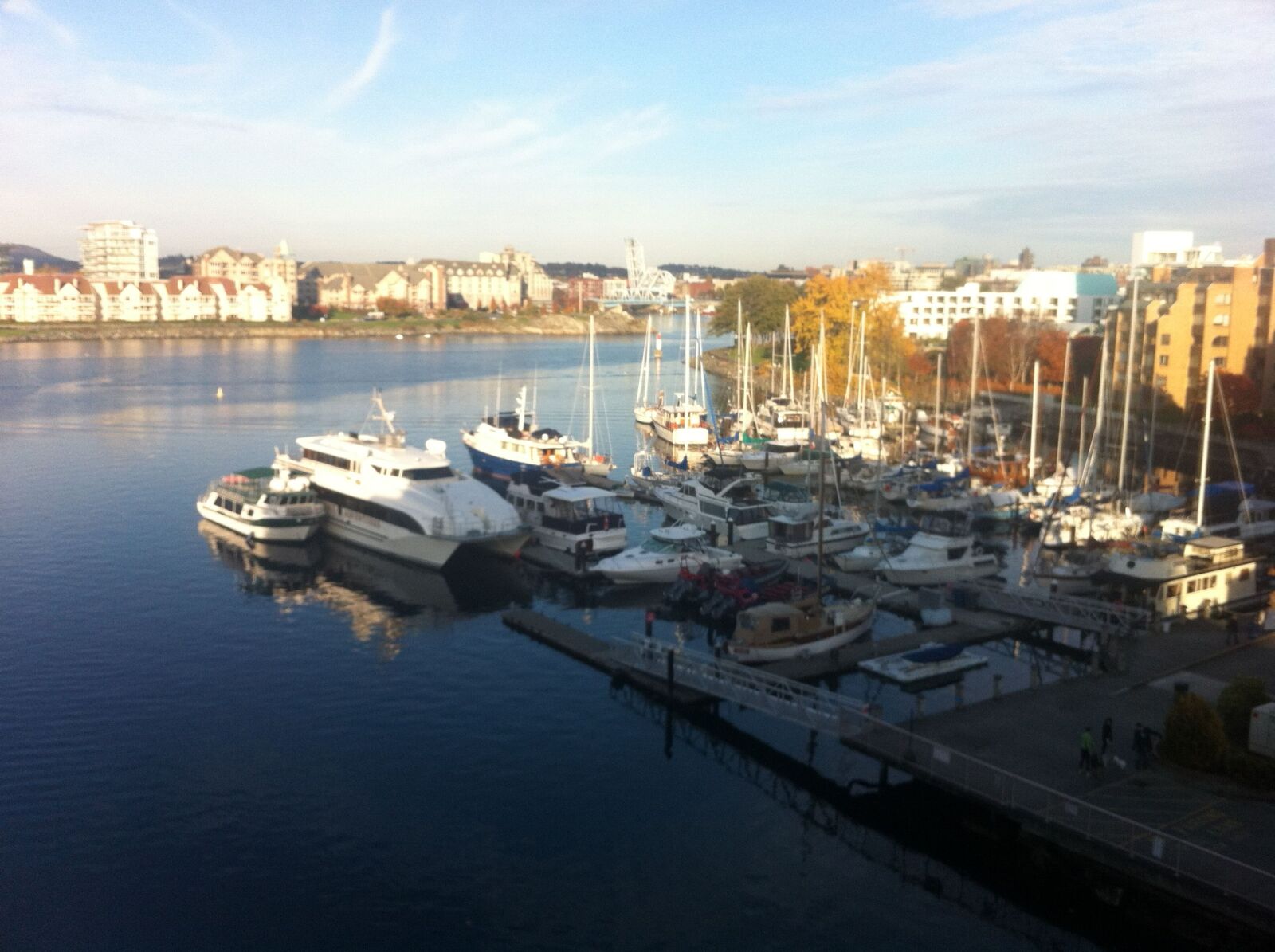 Apple iPhone 4 sample photo. Harbor, boats, victoria photography