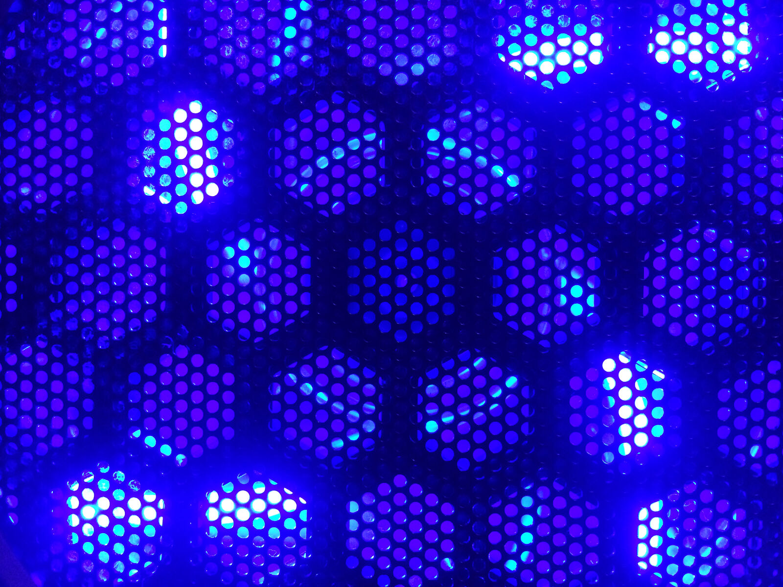 iPhone 5s back camera 4.15mm f/2.2 sample photo. Blue, light, neon, grid photography